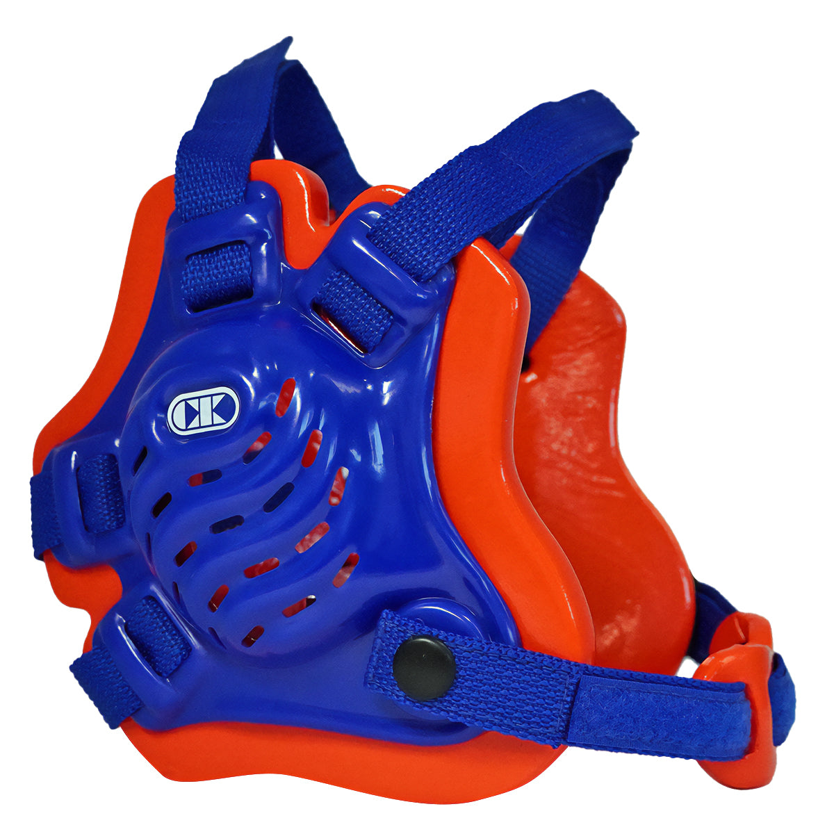 Tornado Wrestling Headgear - Royal Blue/Orange/Royal Blue