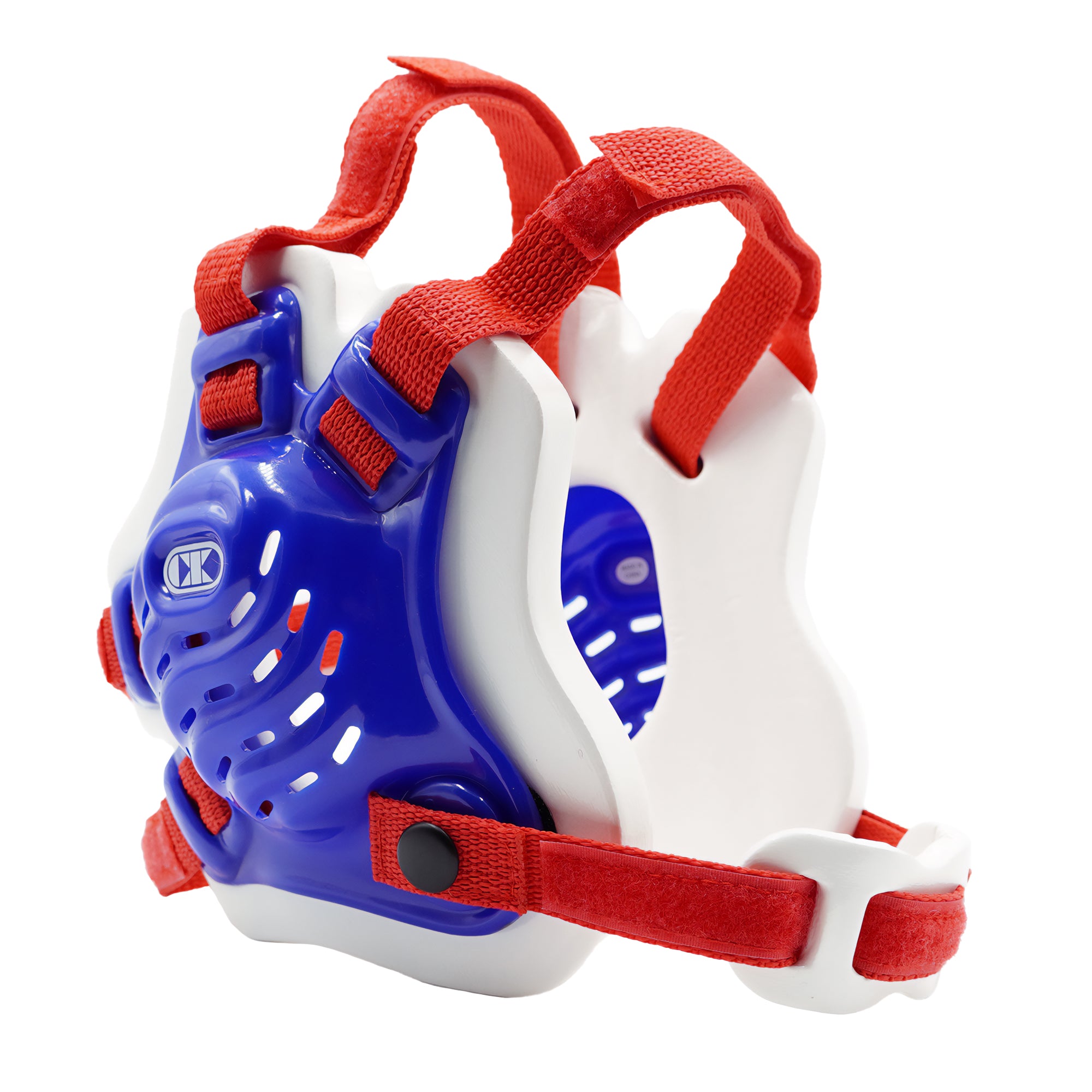Tornado Wrestling Headgear - Royal Blue/White/Scarlet