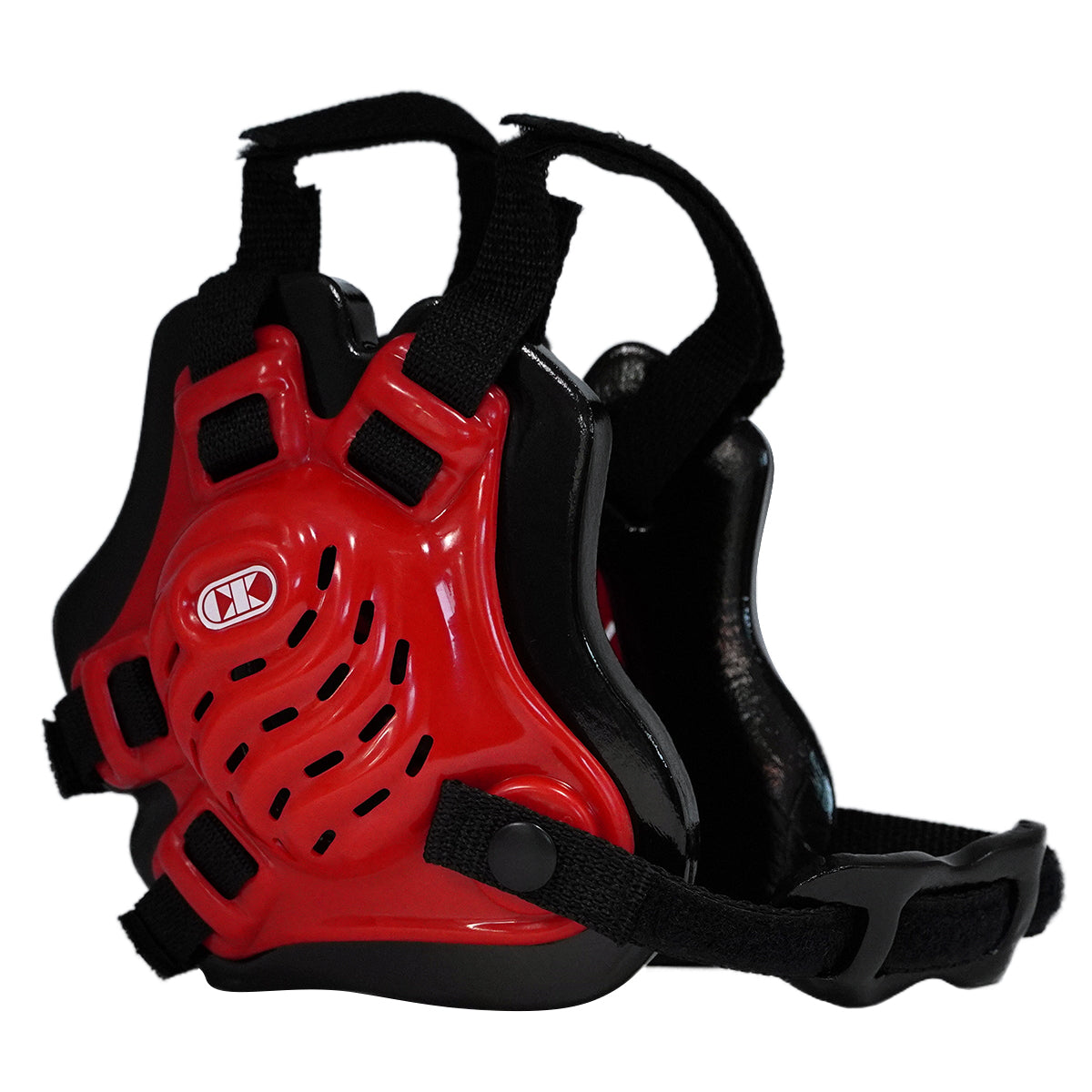 Tornado Wrestling Headgear - Scarlet/Black/Black