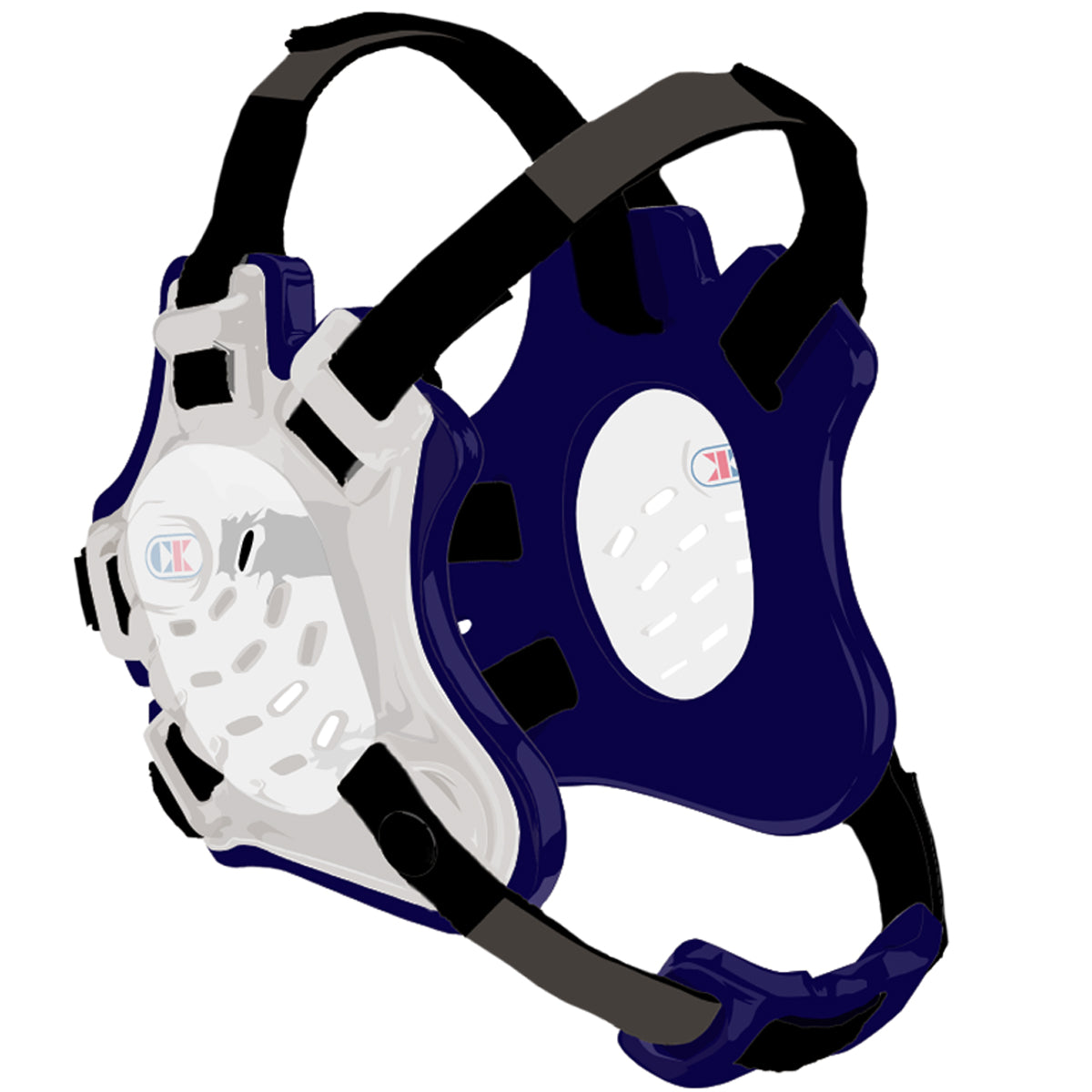 Tornado Wrestling Headgear - Translucent/Purple/Black