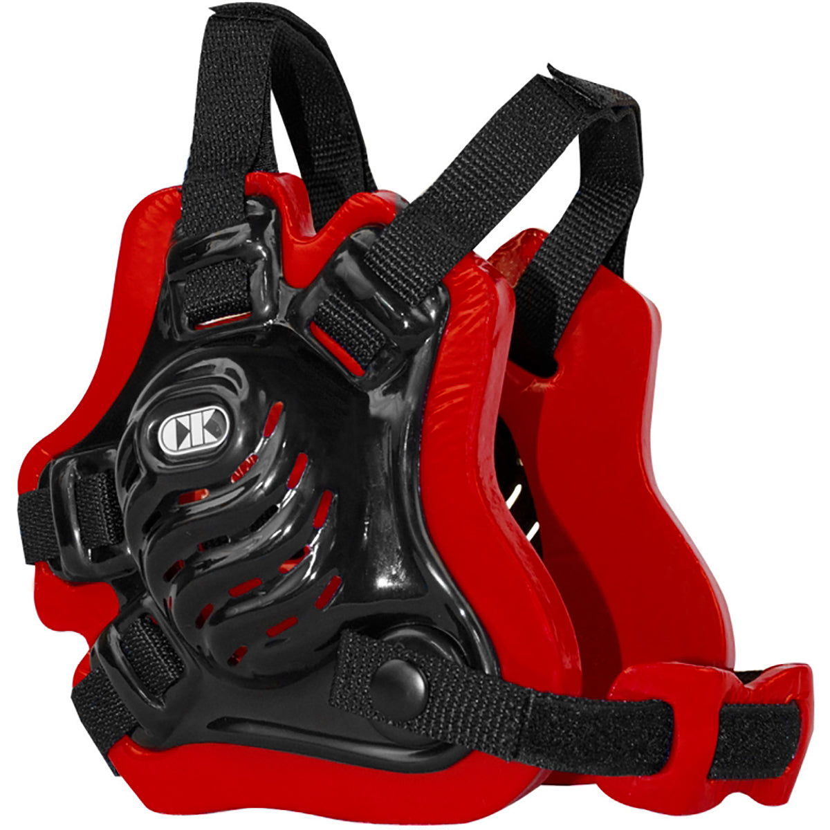 Tornado Wrestling Headgear - Black/Scarlet/Black