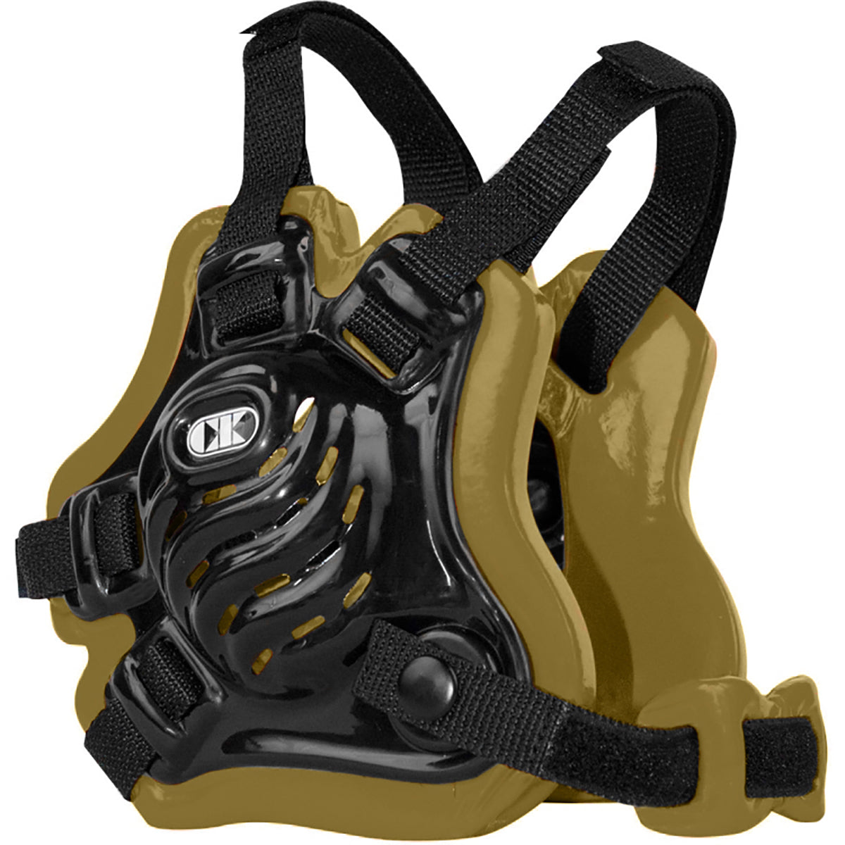 Tornado Wrestling Headgear - Black/Vegas Gold/Black