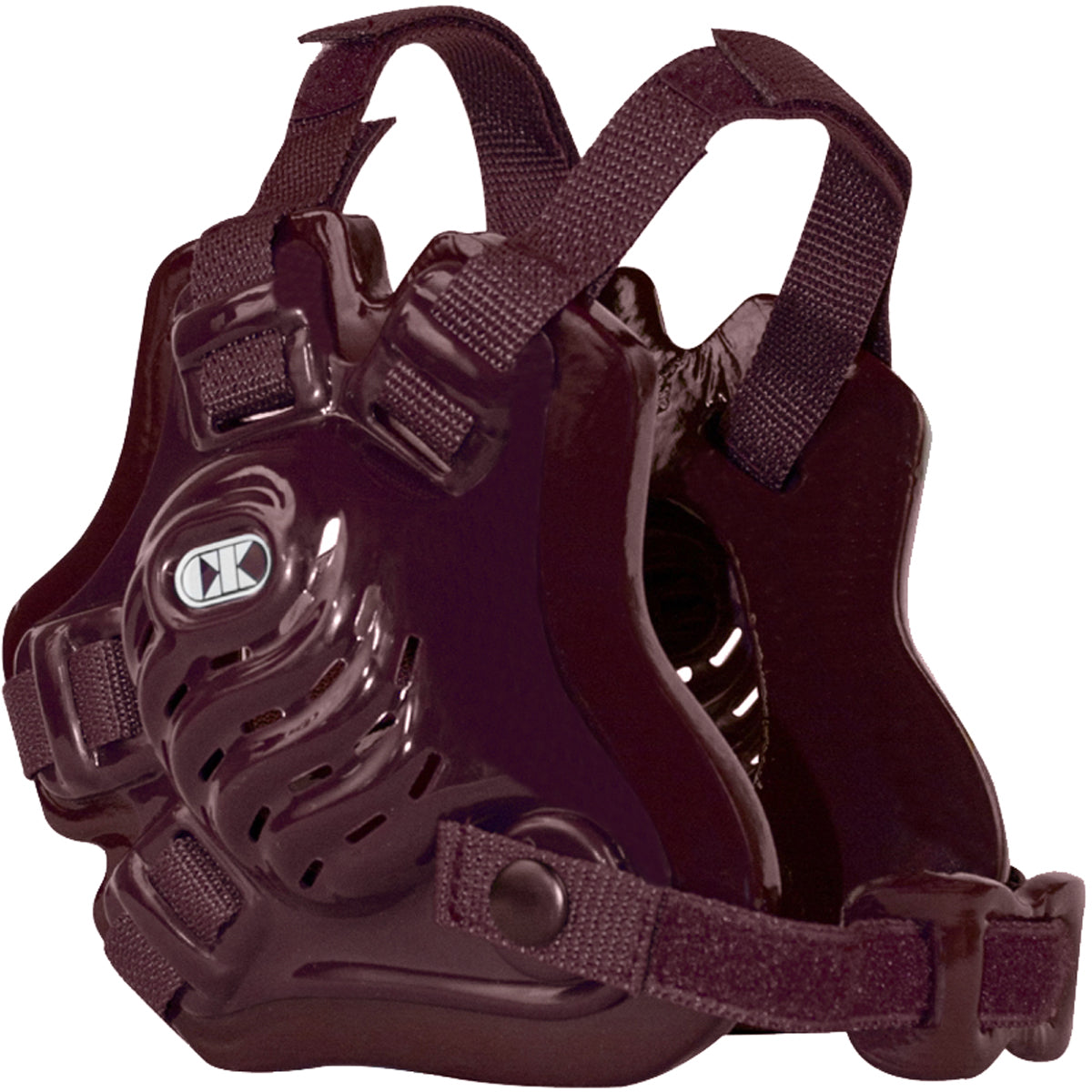 Tornado Wrestling Headgear - Maroon/Maroon/Maroon