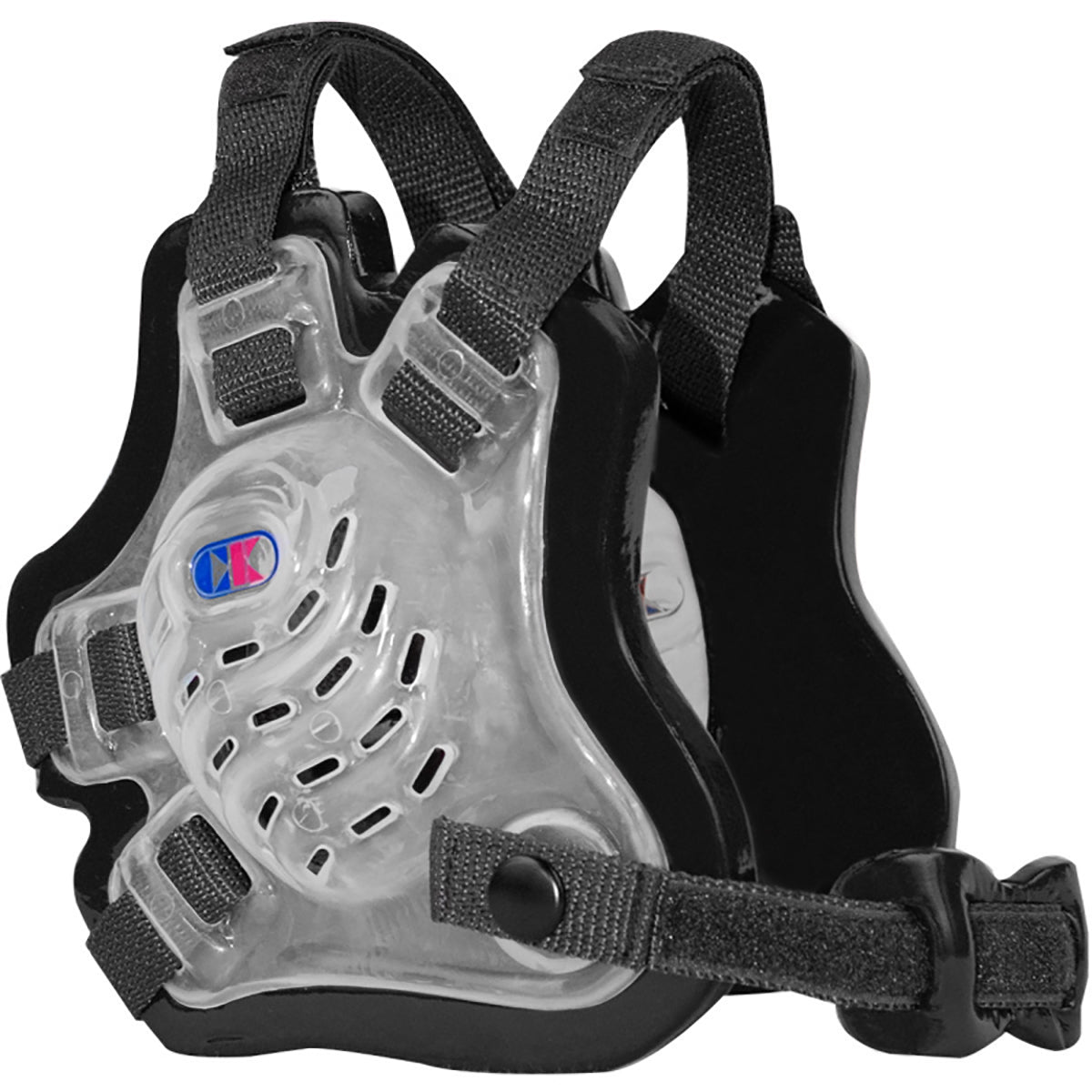 Tornado Wrestling Headgear - Translucent/Black/Black