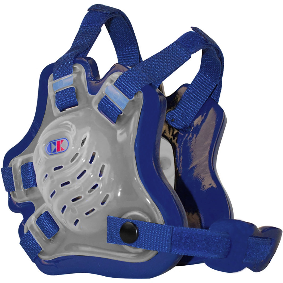 Tornado Wrestling Headgear - Translucent/Royal Blue/Royal Blue