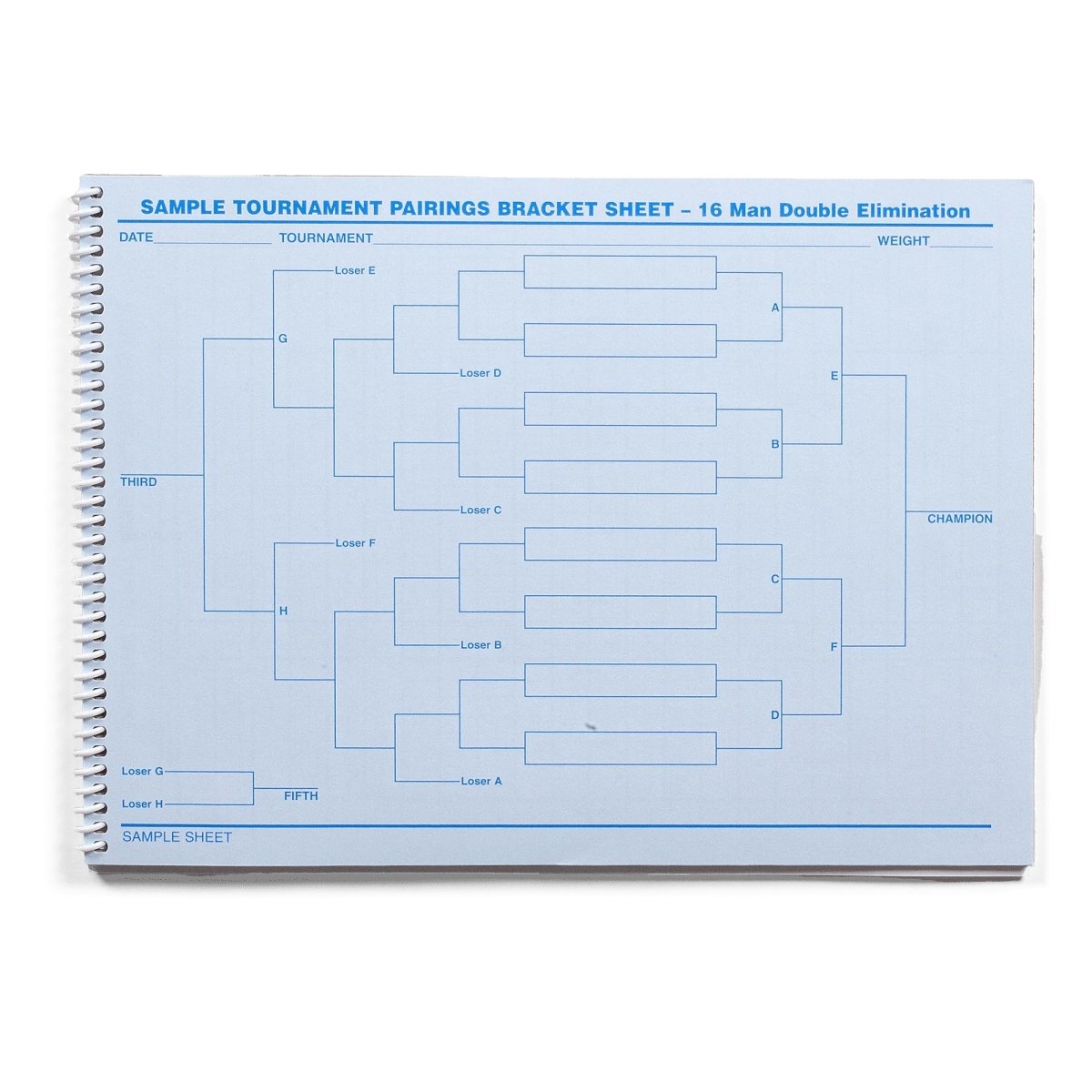 Cliff Keen Wrestling Scorebook - Blue - Forza Sports