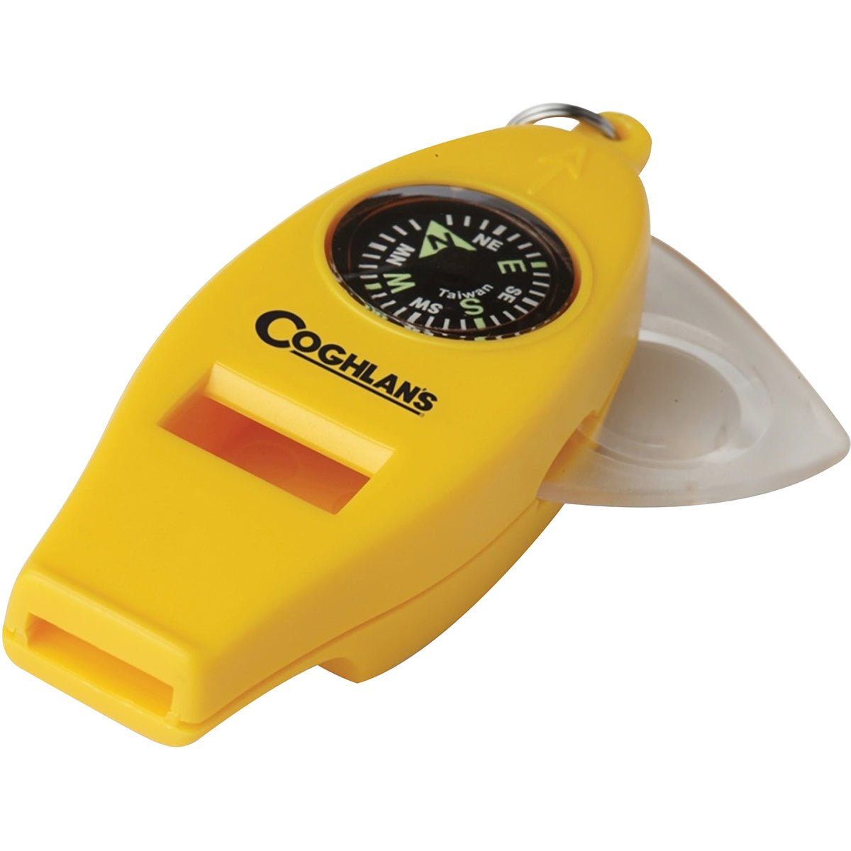 Coghlan's Four Function Whistle for Kids Camp Thermometer, Magnifier, Compass - Forza Sports