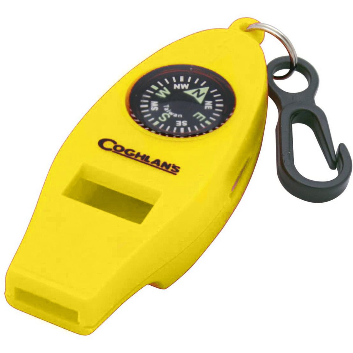 Coghlan's Four Function Whistle for Kids Camp Thermometer, Magnifier, Compass - Forza Sports