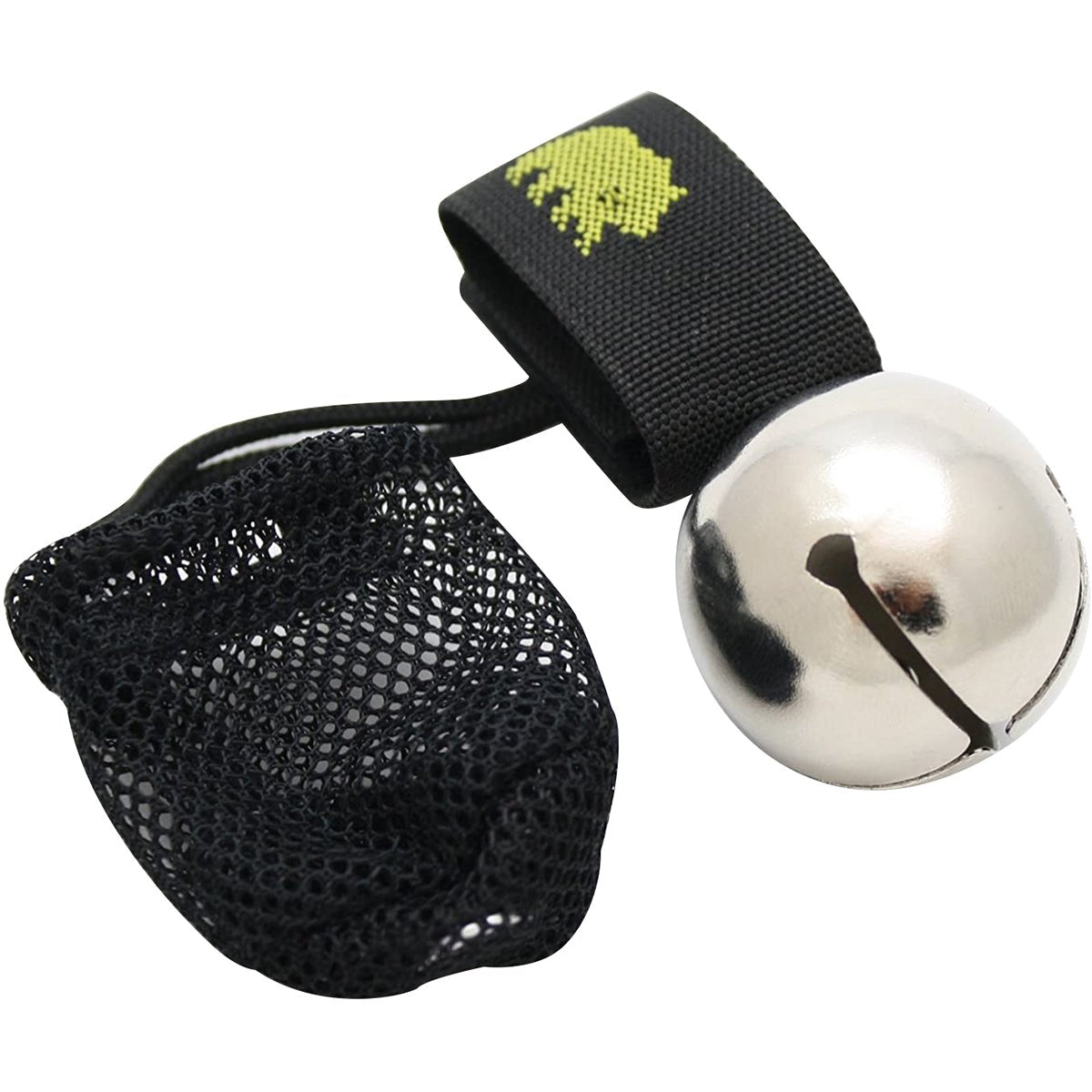 Coghlan's Bear Bell w/ Magnetic Silencer & Carry Strap Safety (2 Pack), Silver - Forza Sports