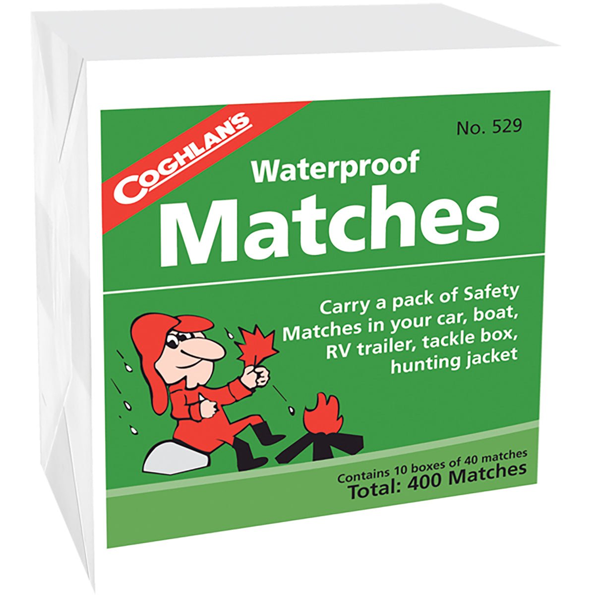 Coghlan's Waterproof Matches (30 Boxes), 1,200 Total Matches, Safety w/ Striker - Forza Sports