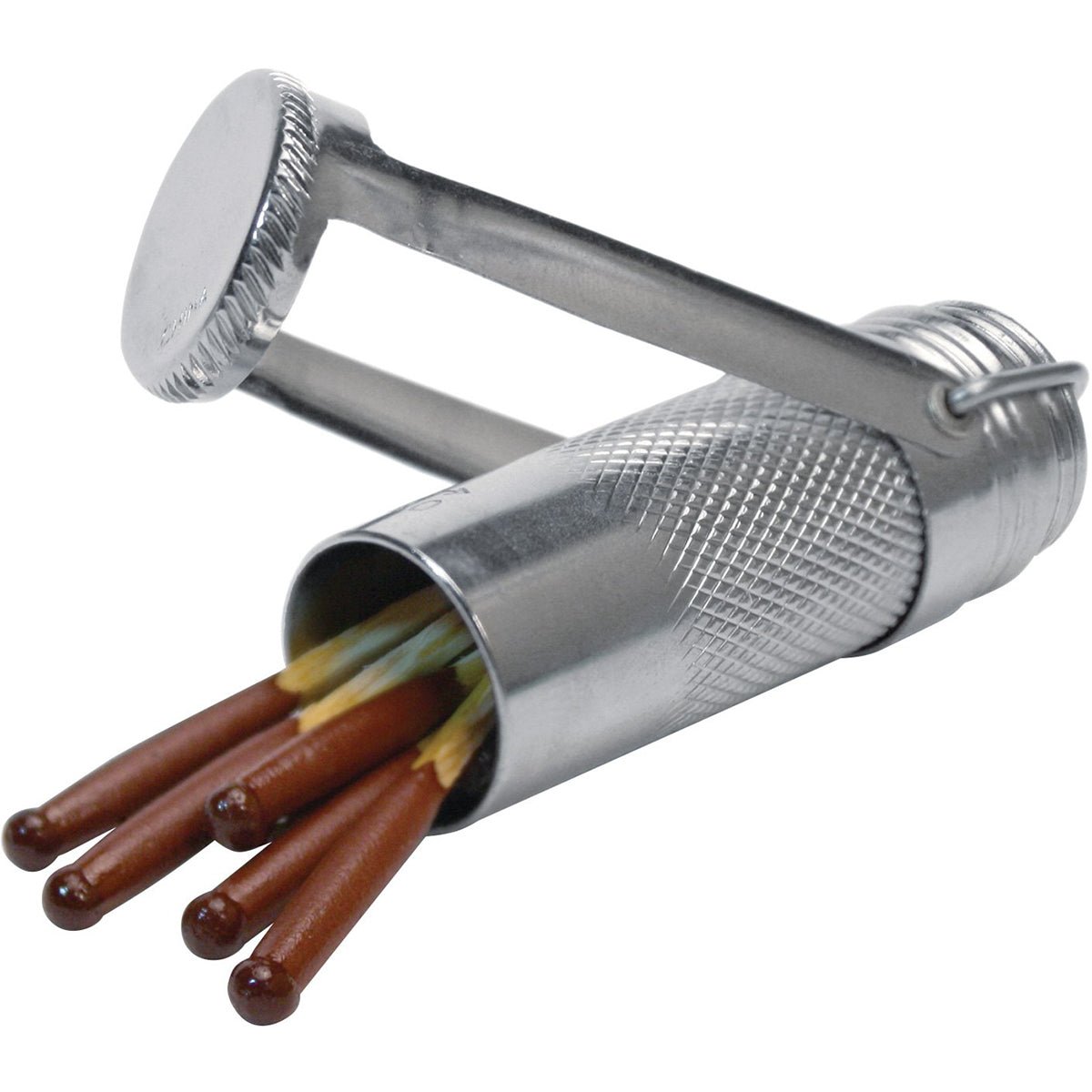 Coghlan's Match Box, Watertight Nickel Plated Holder, Waterproof Pocket Compact - Forza Sports