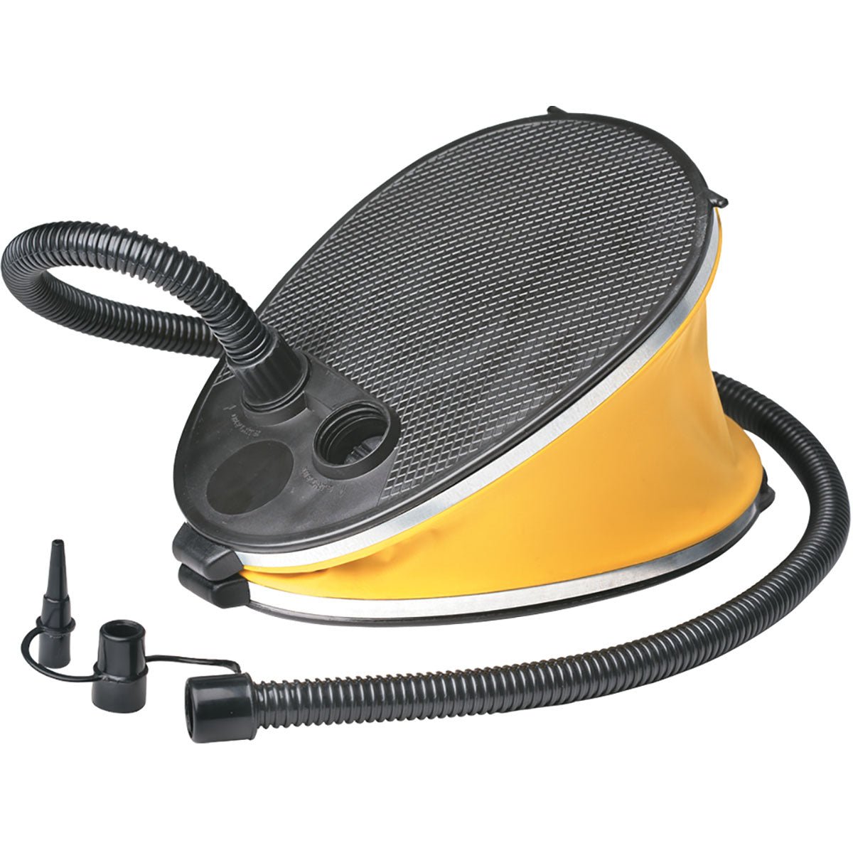 Coghlan's Bellows Foot Pump Universal Fittings, Inflatable Bed Air Mattress Fill - Forza Sports