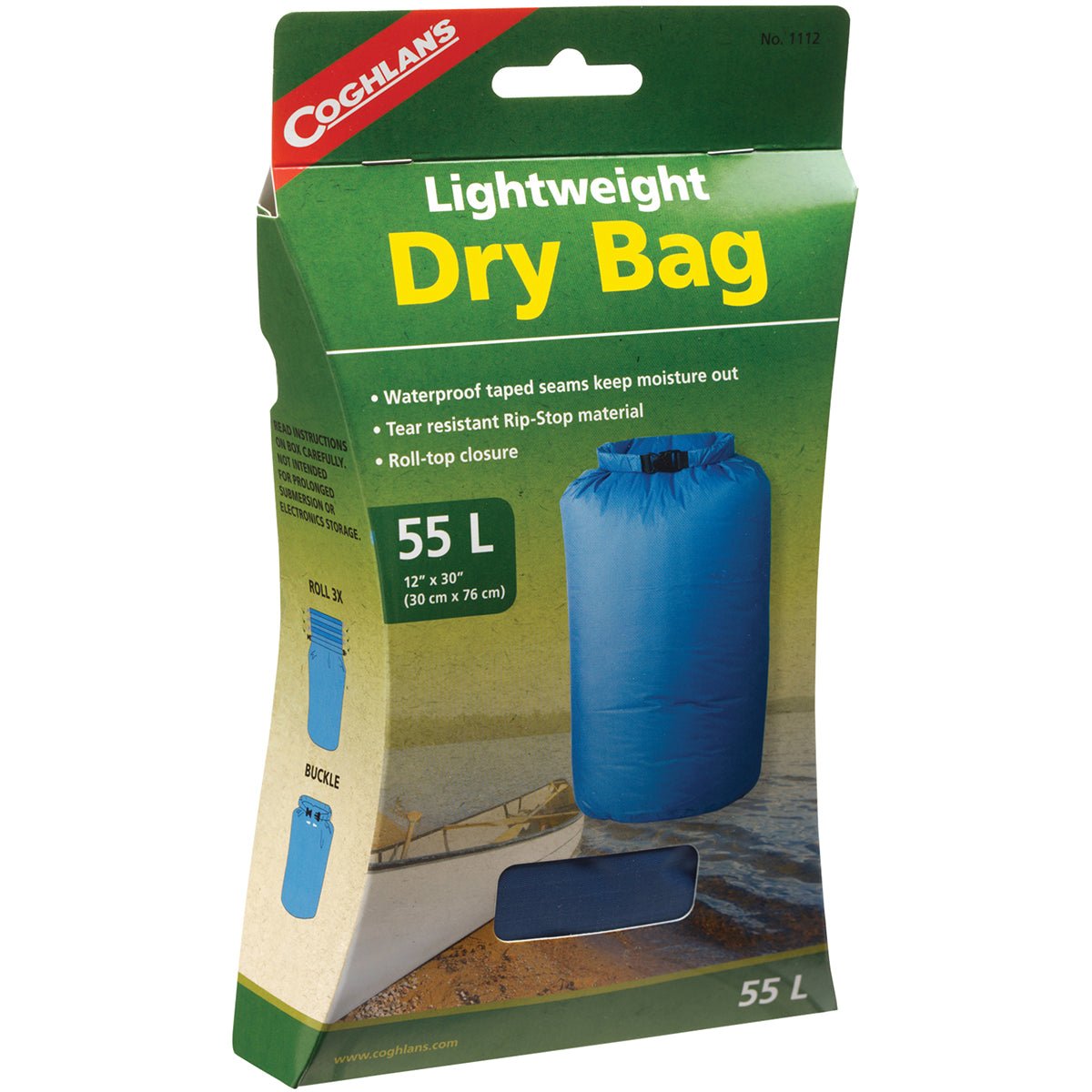 Coghlan's Lightweight Dry Bag, Tear Resistant w/ Roll Top Closure Coghlan's