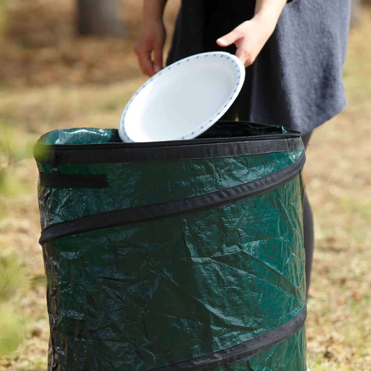 Coghlan's Pop - Up Camp Trash Can/Recycle Bin, Portable Collapsible Camping Basket - Forza Sports