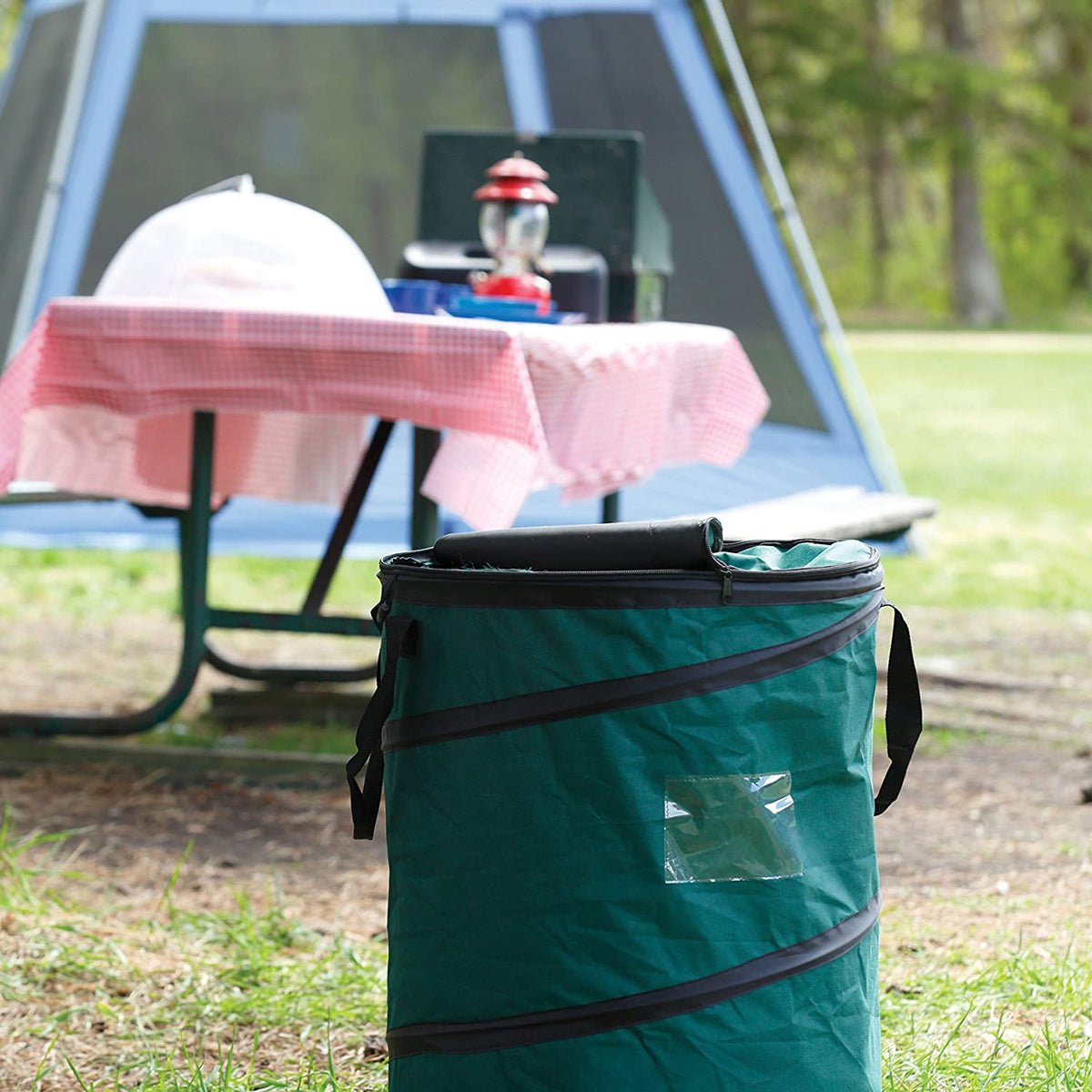 Coghlan's Pop - Up Camp Trash Can/Recycle Bin, Portable Collapsible Camping Basket - Forza Sports