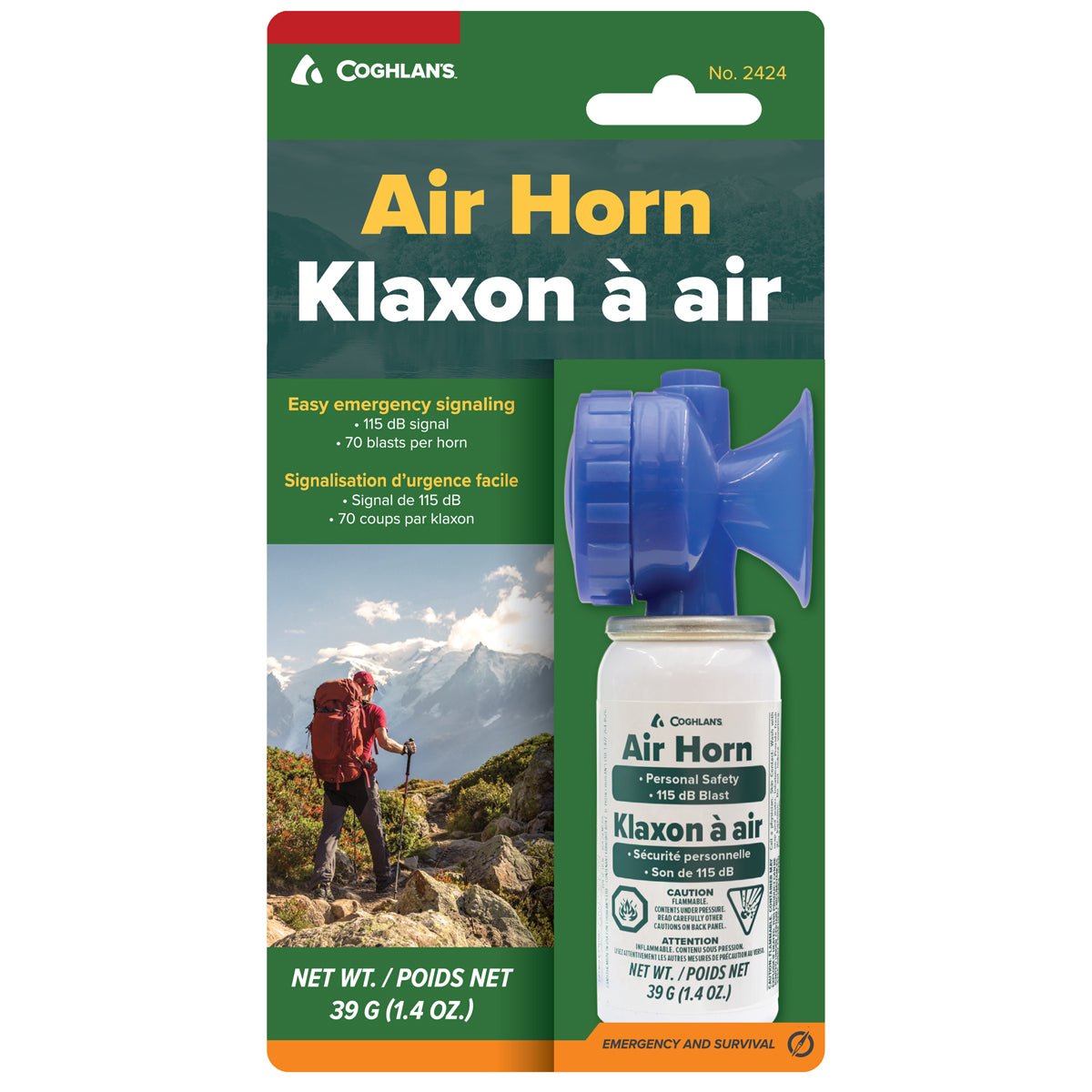 Coghlan's 1.4 oz. Air Horn - Forza Sports