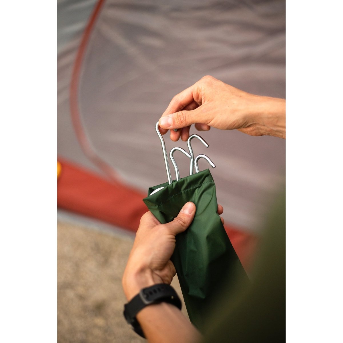 Coghlan's 7 inch Steel Tent Pegs 4 - Pack - Forza Sports