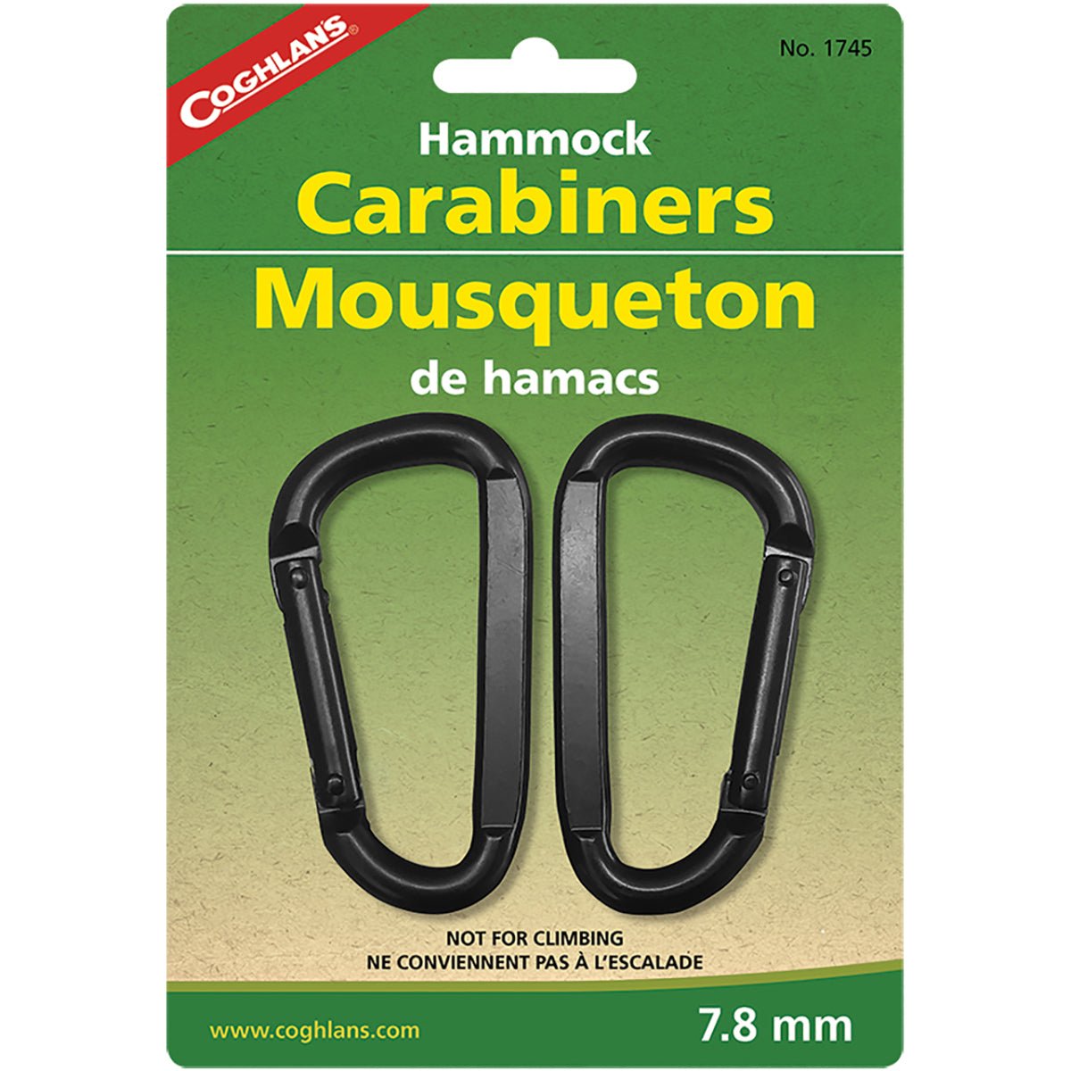 Coghlan's Heavy Duty Hammock Carabiners - 2 - Pack - Forza Sports