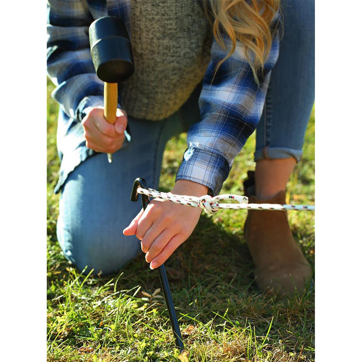 Coghlan's Heavy Duty Tent Stakes 2 - Pack - Black - Forza Sports