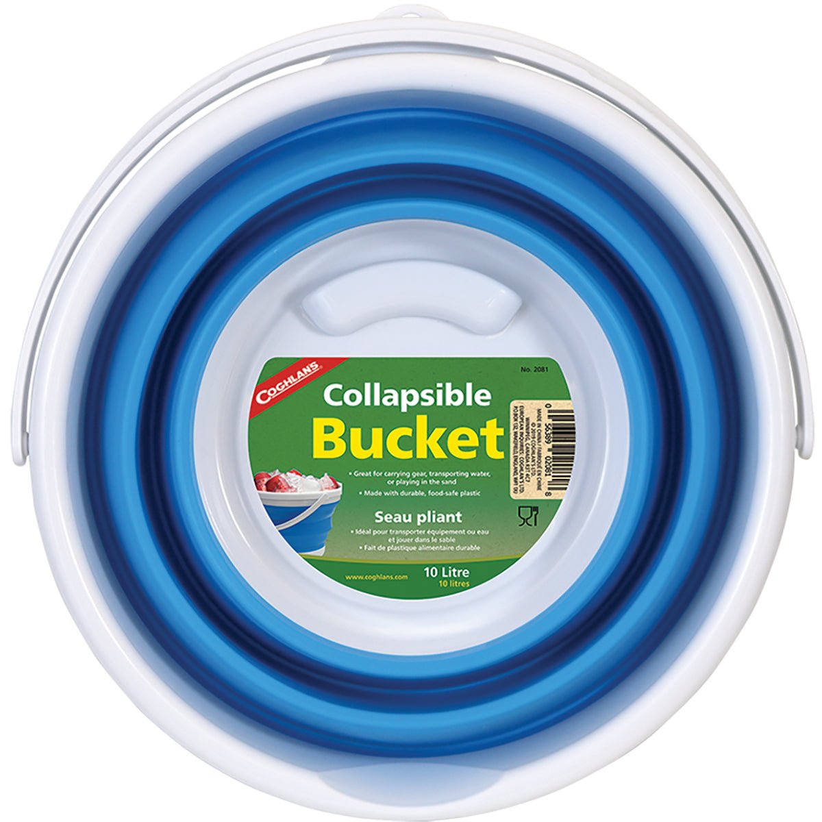 Coghlan's Collapsible Bucket for Outdoor Camping, Hiking, Survival, Emergency - Forza Sports