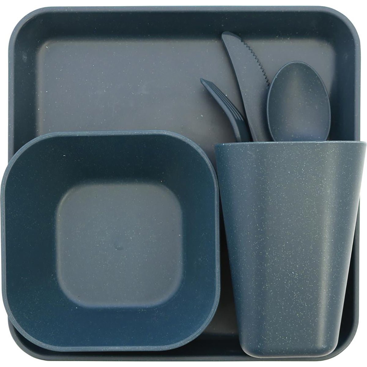 Coghlan's Outdoor Camping Solo Tableware Kit - Blue - Forza Sports