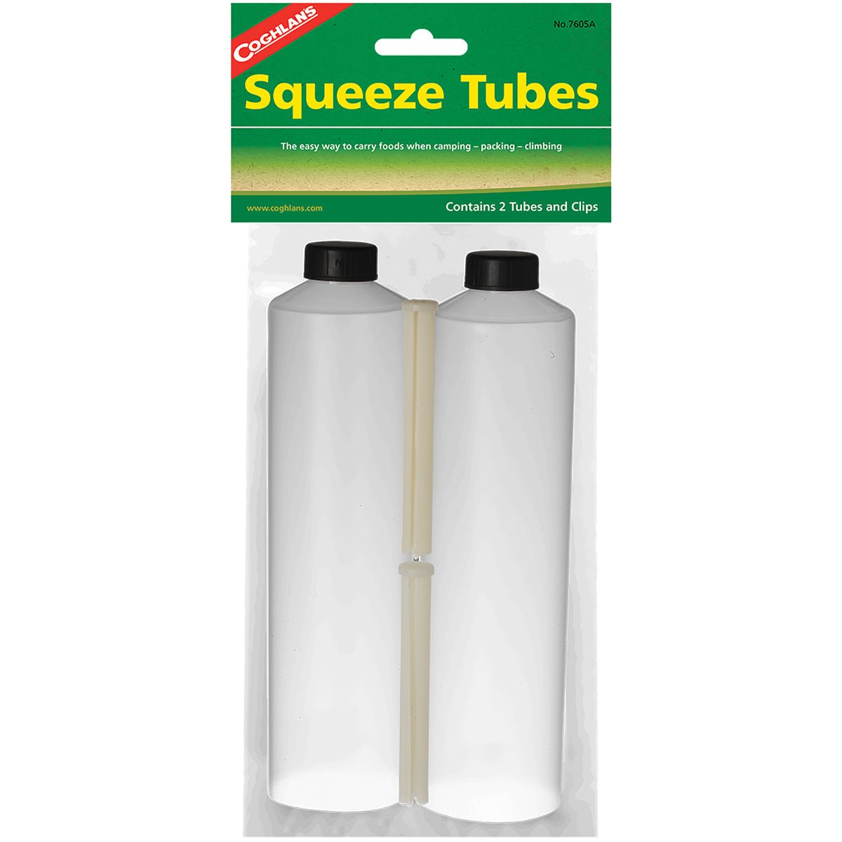 Coghlan's Squeeze Tubes (2 Pack) Camping Reusable Plastic Food Storage Container - Forza Sports