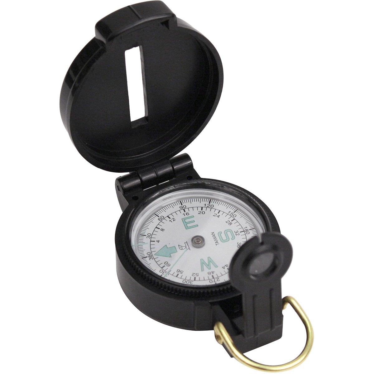 Coghlan's Lensatic Compass with Case, Liquid Filled, Camping Survival Emergency - Forza Sports