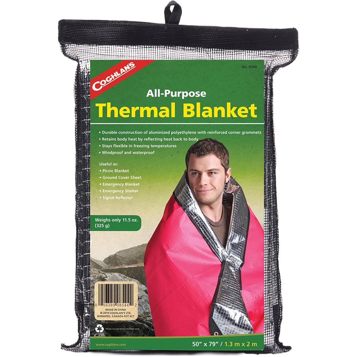 Coghlan's All - Purpose Thermal Blanket, Emergency Shelter Signal Reflector Sheet - Forza Sports