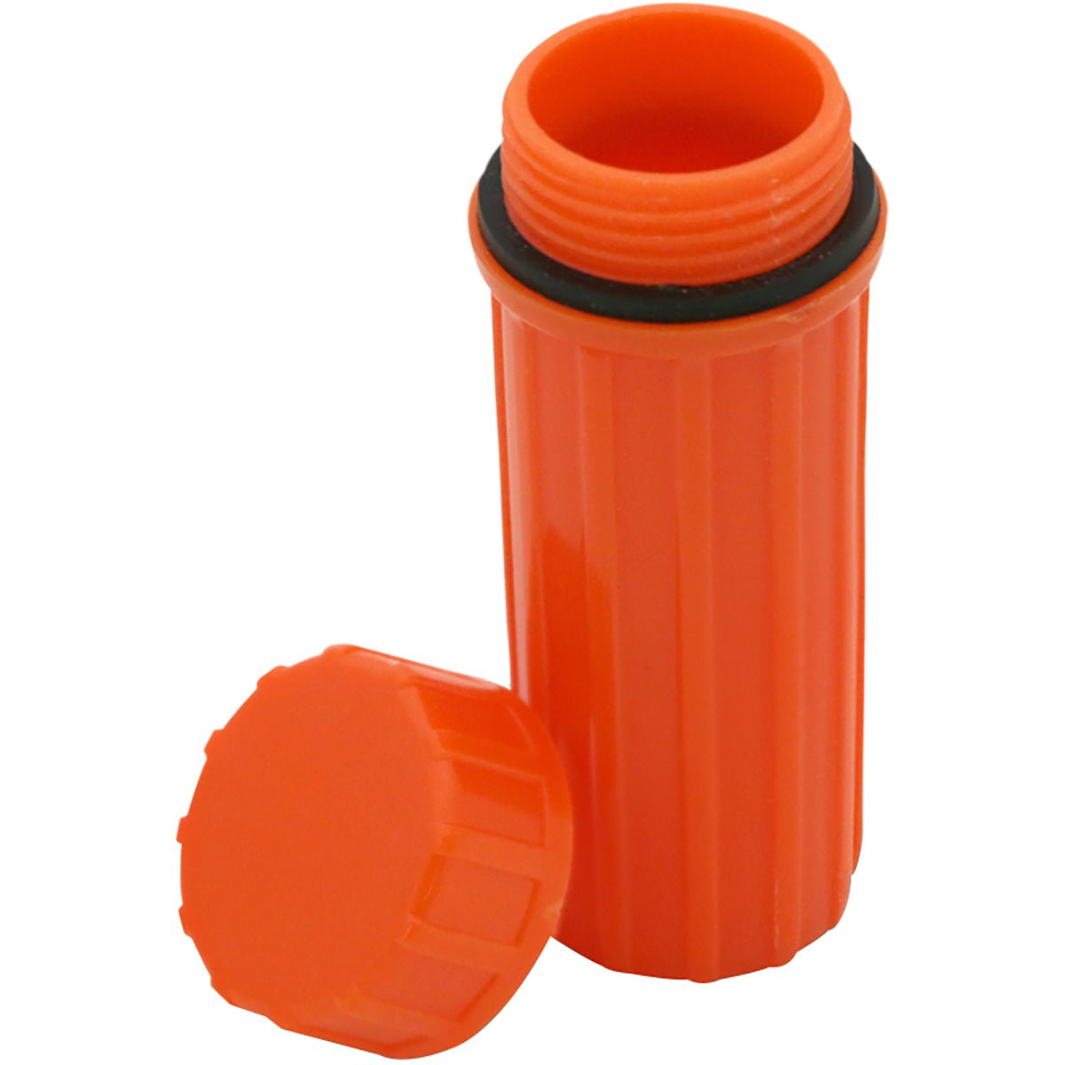 Coghlan's Plastic Match Box Waterproof Case w/ Fire Starter Flint Striker Orange - Forza Sports