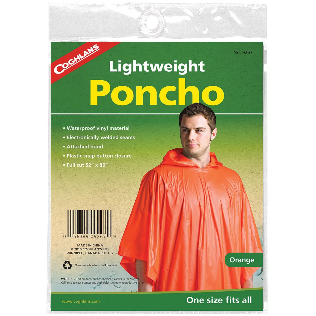 Poncho de Coghlans para Niños con Diseño Chile