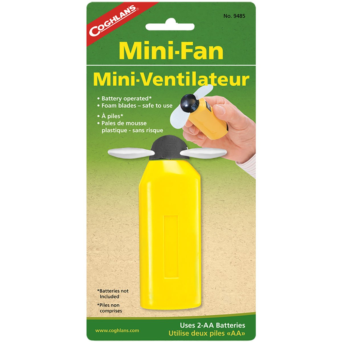 Coghlan's Portable Mini Fan - Yellow - Forza Sports