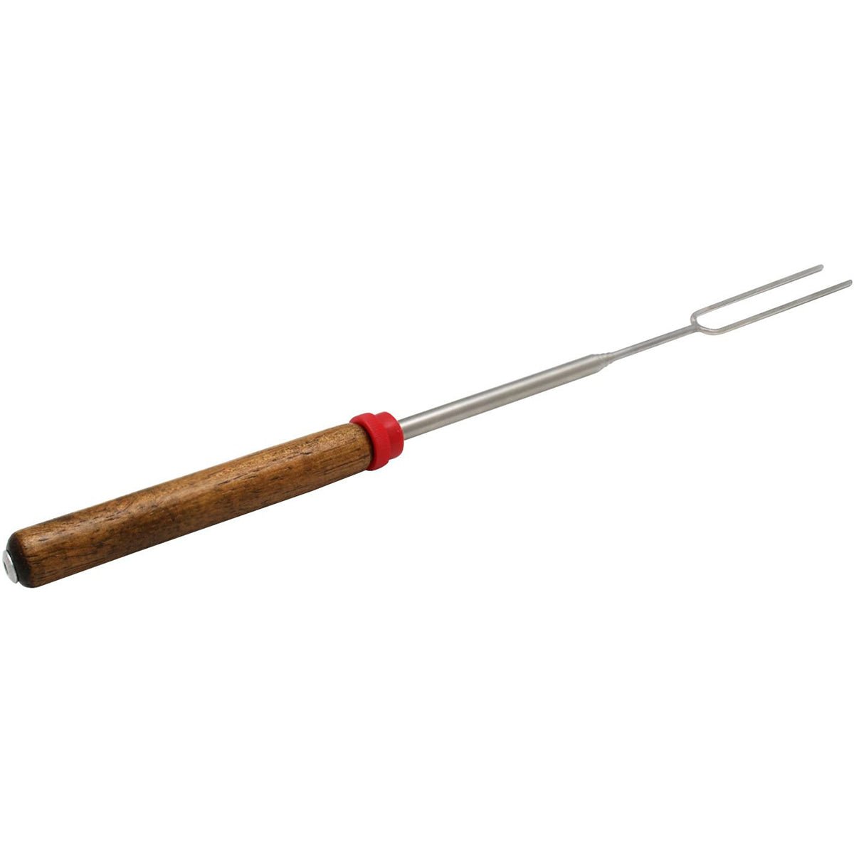Coghlan's Telescoping Fork, Stainless Steel Shaft, Wooden Handle, Extends to 34" - Forza Sports