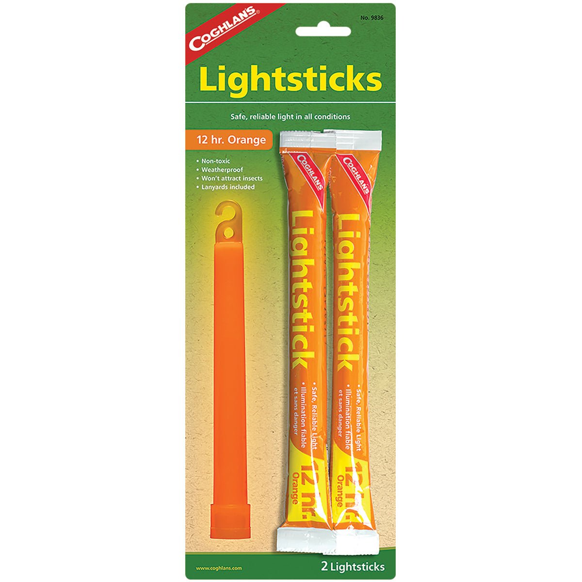 Coghlan's Snaplight Lightsticks 12 hours (2 Pack) Weatherproof Safety Light Tool - Forza Sports