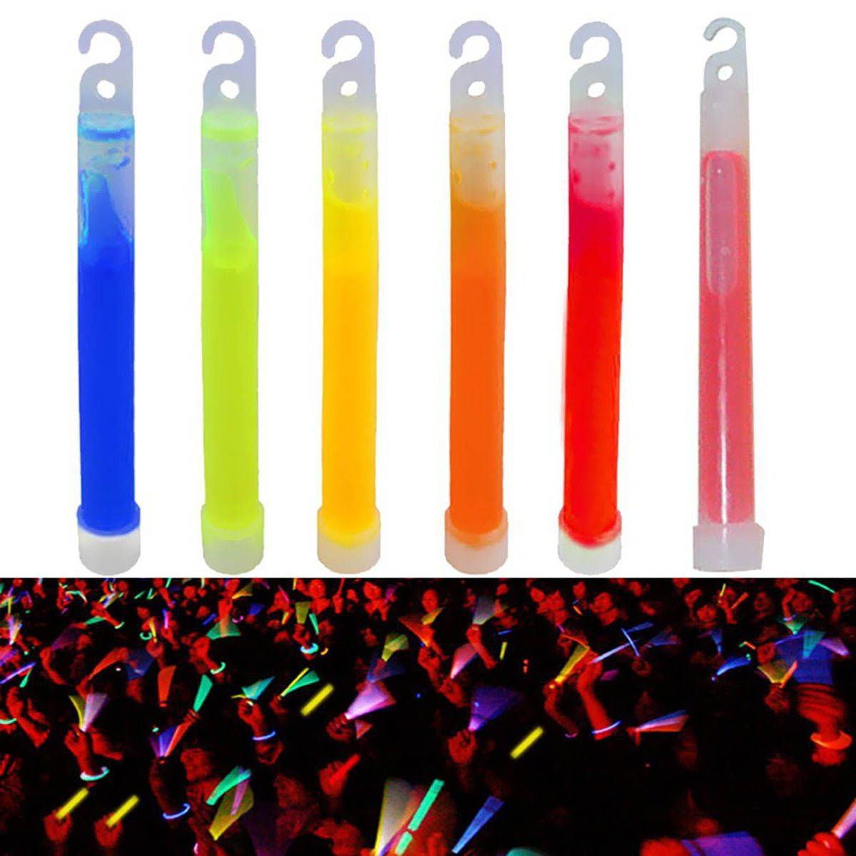 Coghlan's Lightsticks, 4" Length Family Pack (8 pieces), Lanyards Included - Forza Sports