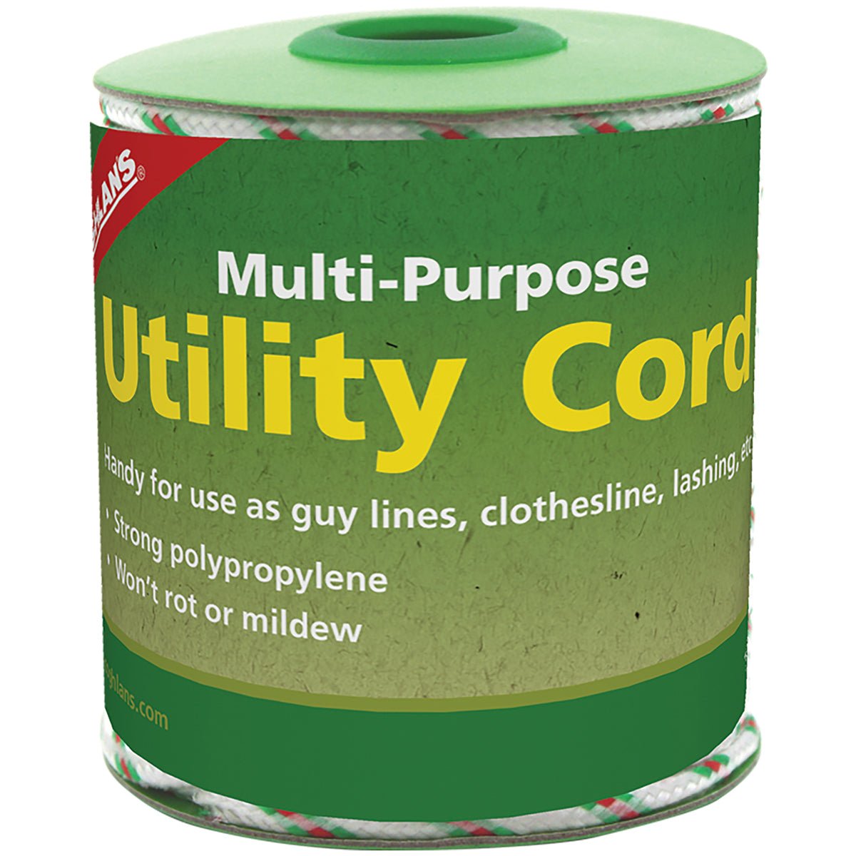 Coghlan's Multi-Purpose Utility Cord, 1/8" x 66', Strong Polypropylene Rope - Forza Sports