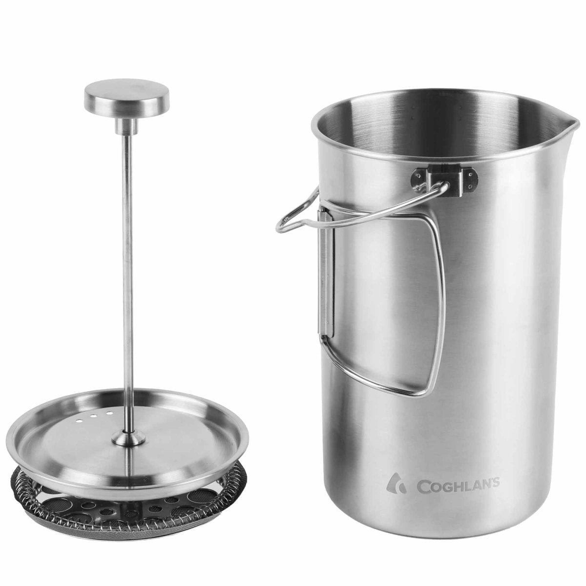 Coghlan's French Press, 32 oz., Stainless Steel - Forza Sports