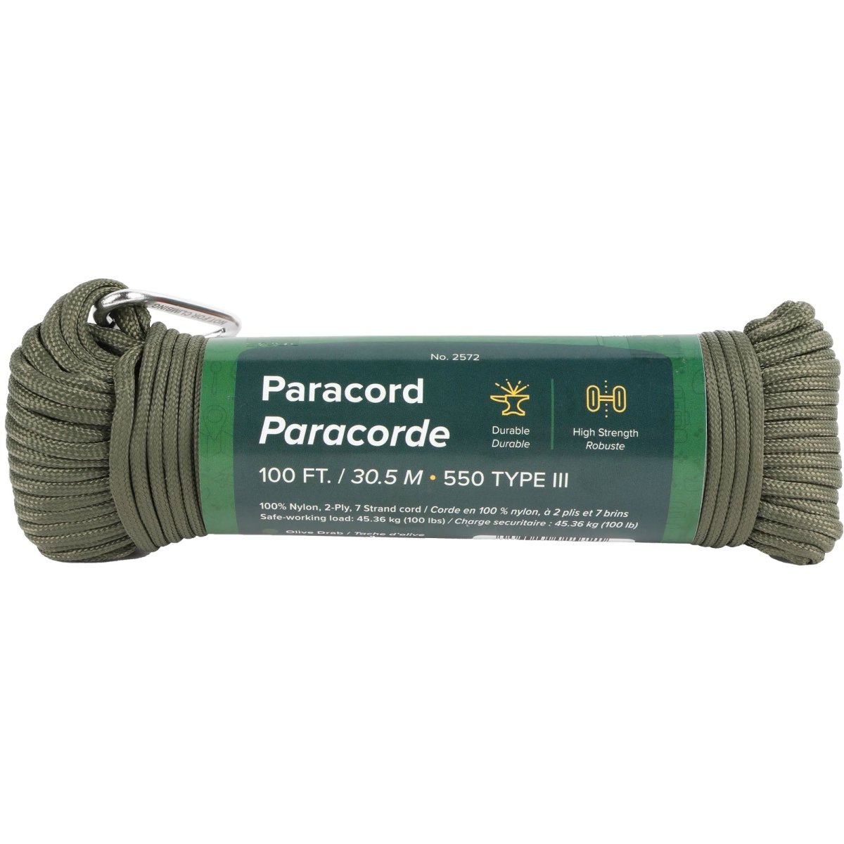 Coghlan's Paracord, 100 Ft - Forza Sports