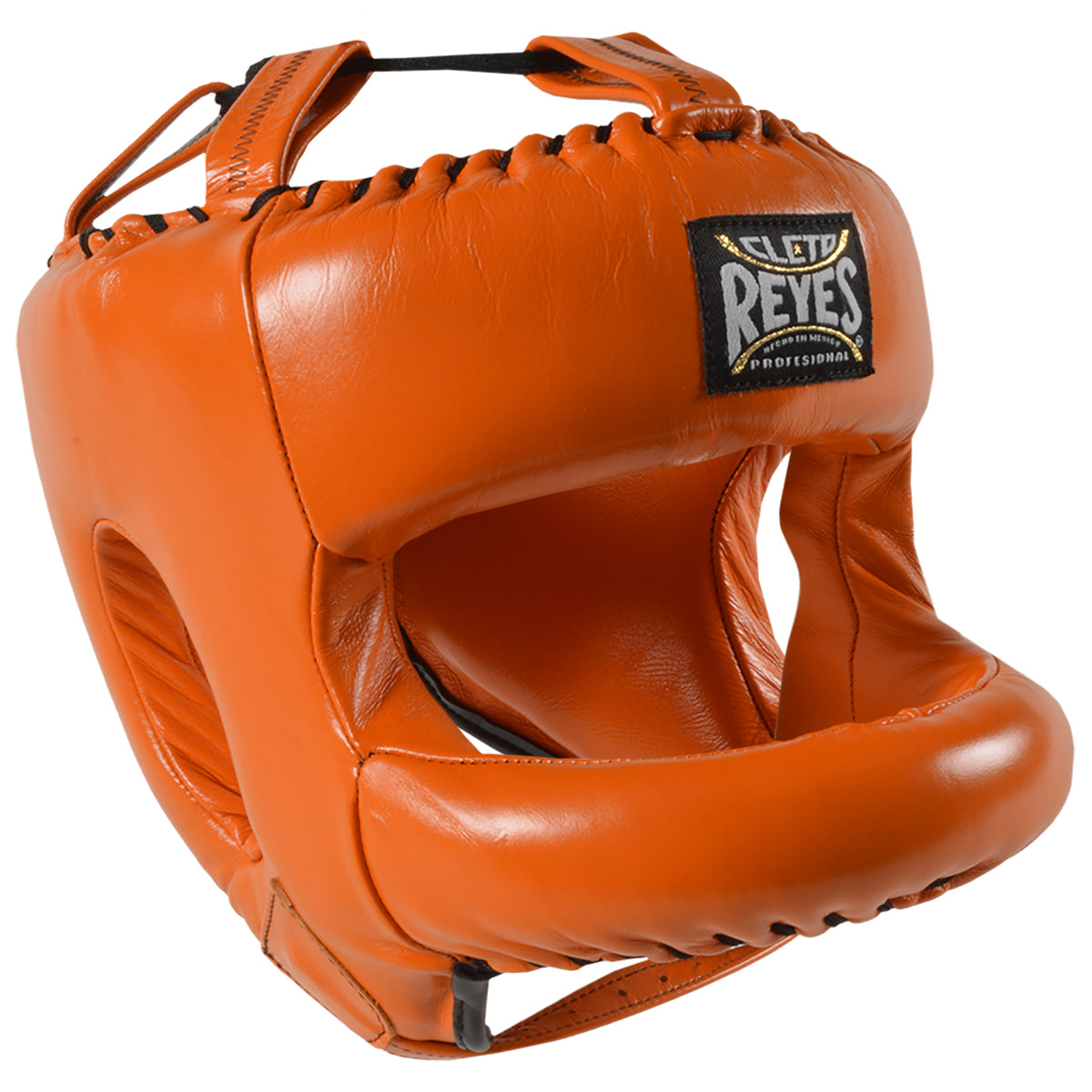 Cleto Reyes Redesigned Leather Boxing Headgear with Nylon Face Bar Cleto Reyes