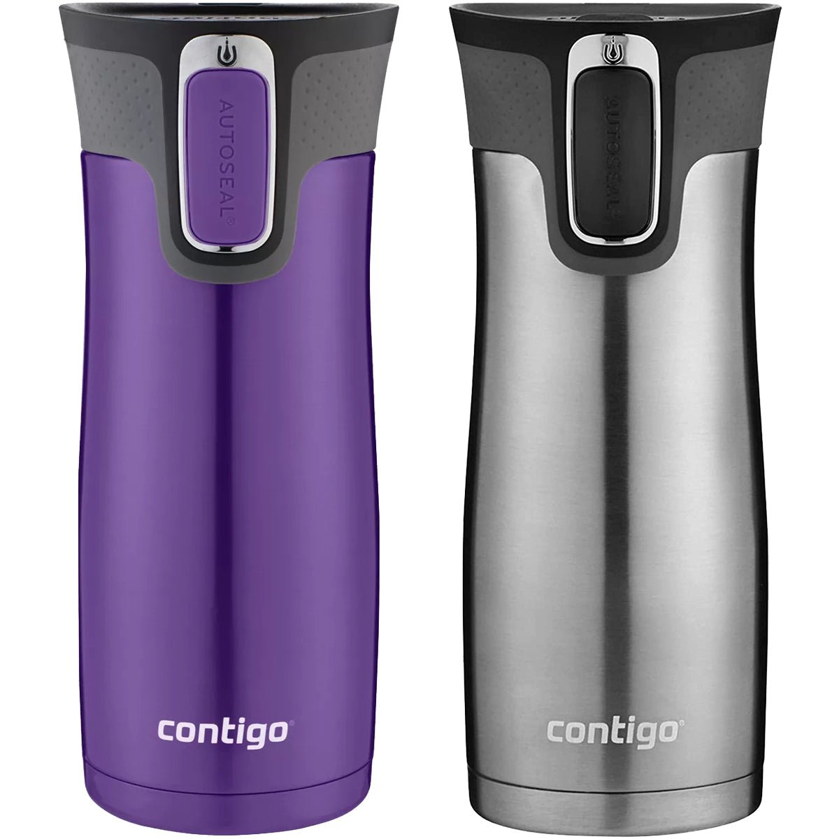 Contigo 16 oz. West Loop 2.0 Insulated Stainless Steel Travel Mug 2 - Pack - Forza Sports