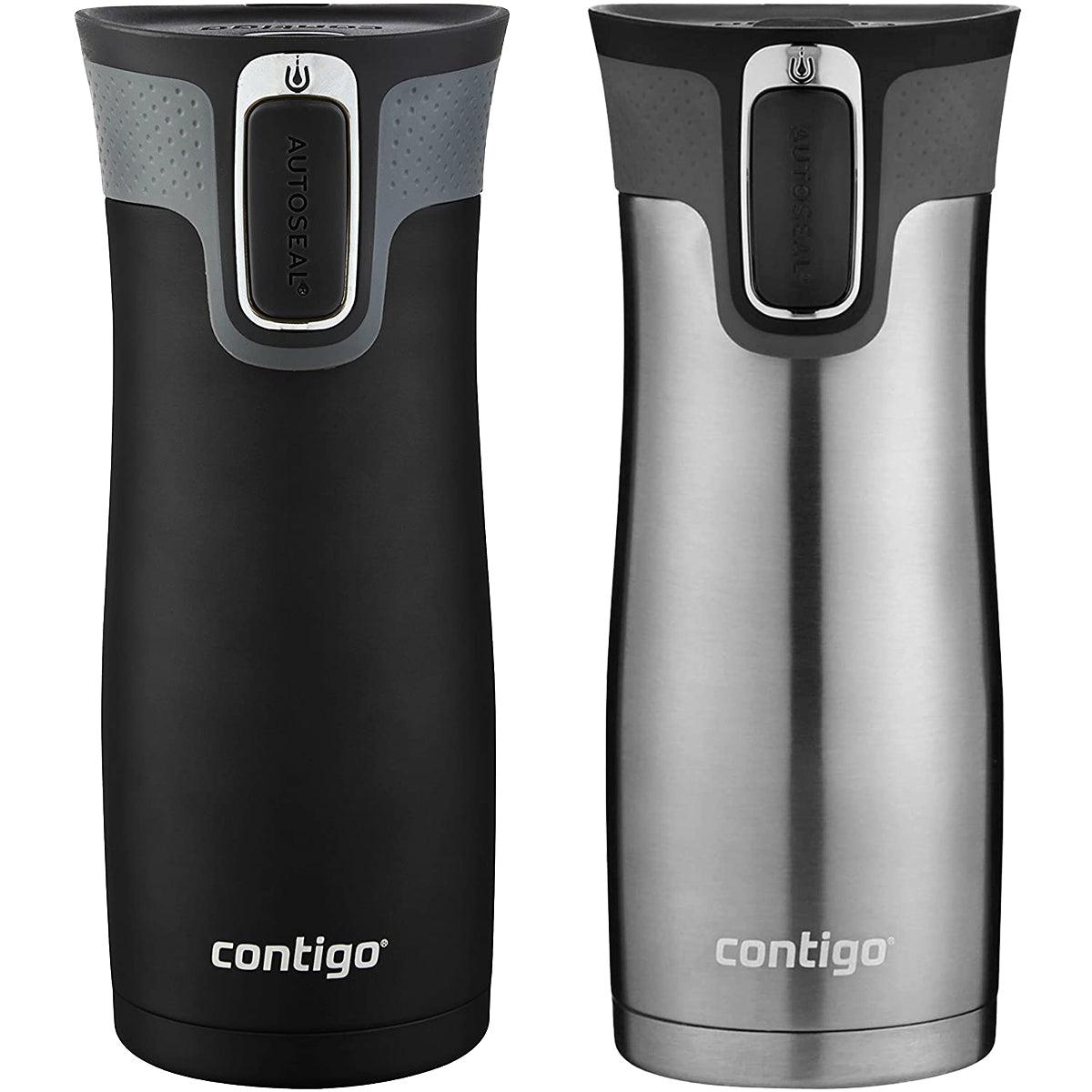 Contigo 16 oz. West Loop 2.0 Insulated Stainless Steel Travel Mug 2 - Pack - Forza Sports