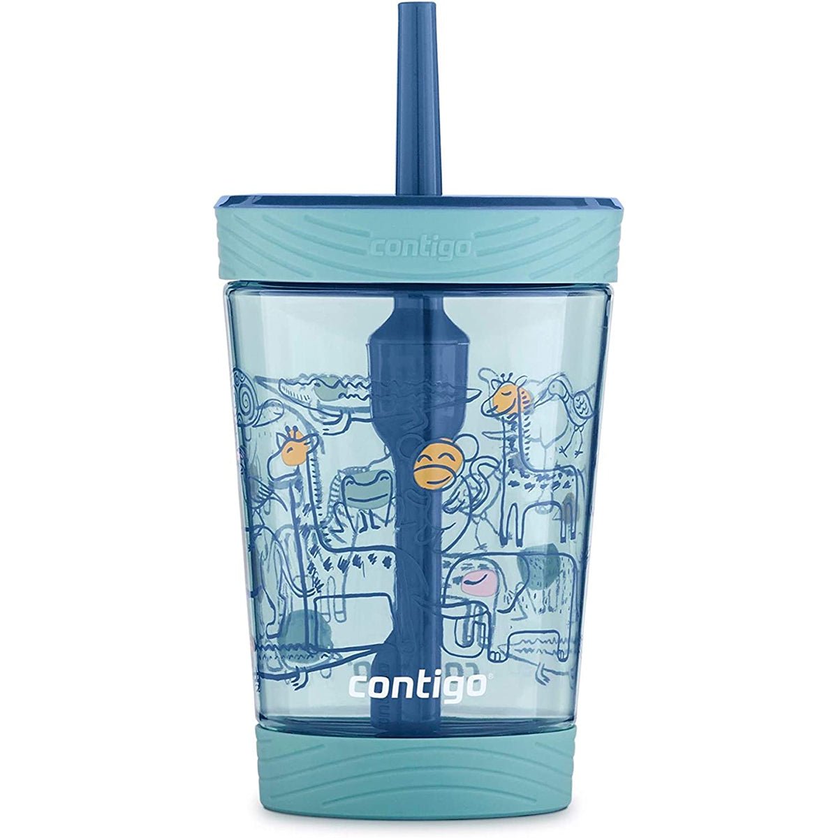 Contigo 14 oz. Kid's Spill - Proof Tritan Plastic Tumbler with Straw - Forza Sports