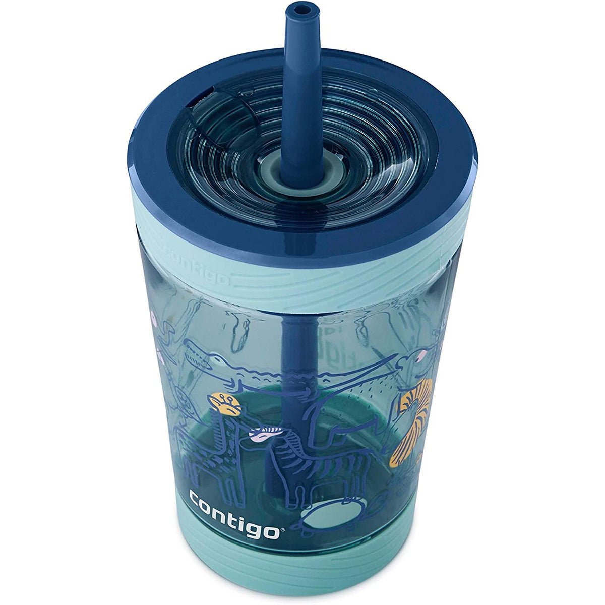 Contigo 14 oz. Kid's Spill - Proof Tritan Plastic Tumbler with Straw - Forza Sports