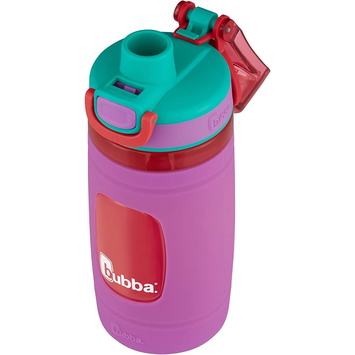 Bubba Kid's 16 oz. Flo Refresh Plastic Water Bottle with Silicone Sleeve - Forza Sports