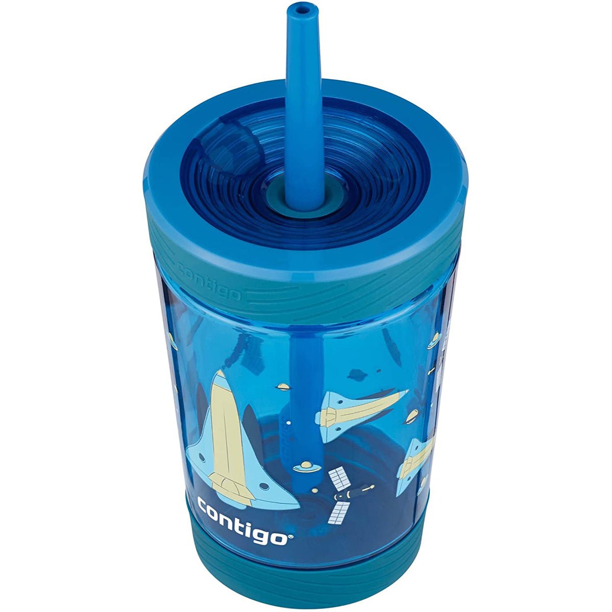 Contigo 14 oz. Kid's Spill - Proof Tritan Plastic Tumbler with Straw - Forza Sports