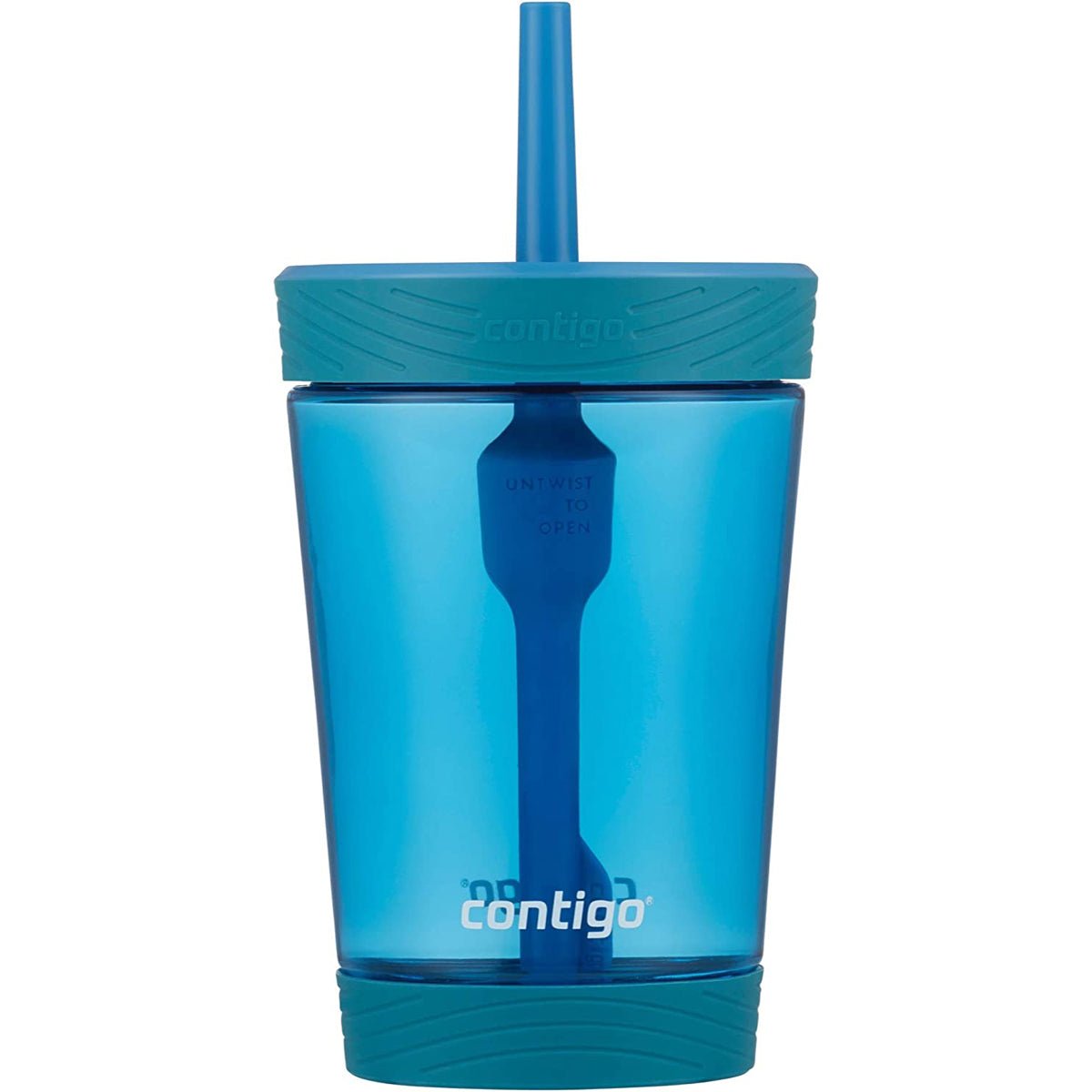 Contigo 14 oz. Kid's Spill - Proof Tritan Plastic Tumbler with Straw - Forza Sports