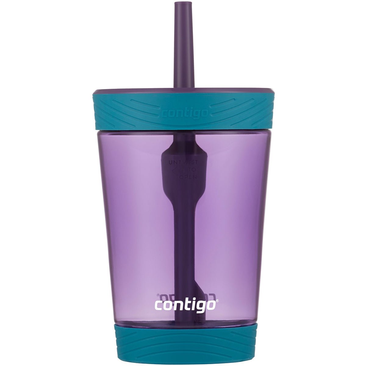 Contigo 14 oz. Kid's Spill - Proof Tritan Plastic Tumbler with Straw - Forza Sports