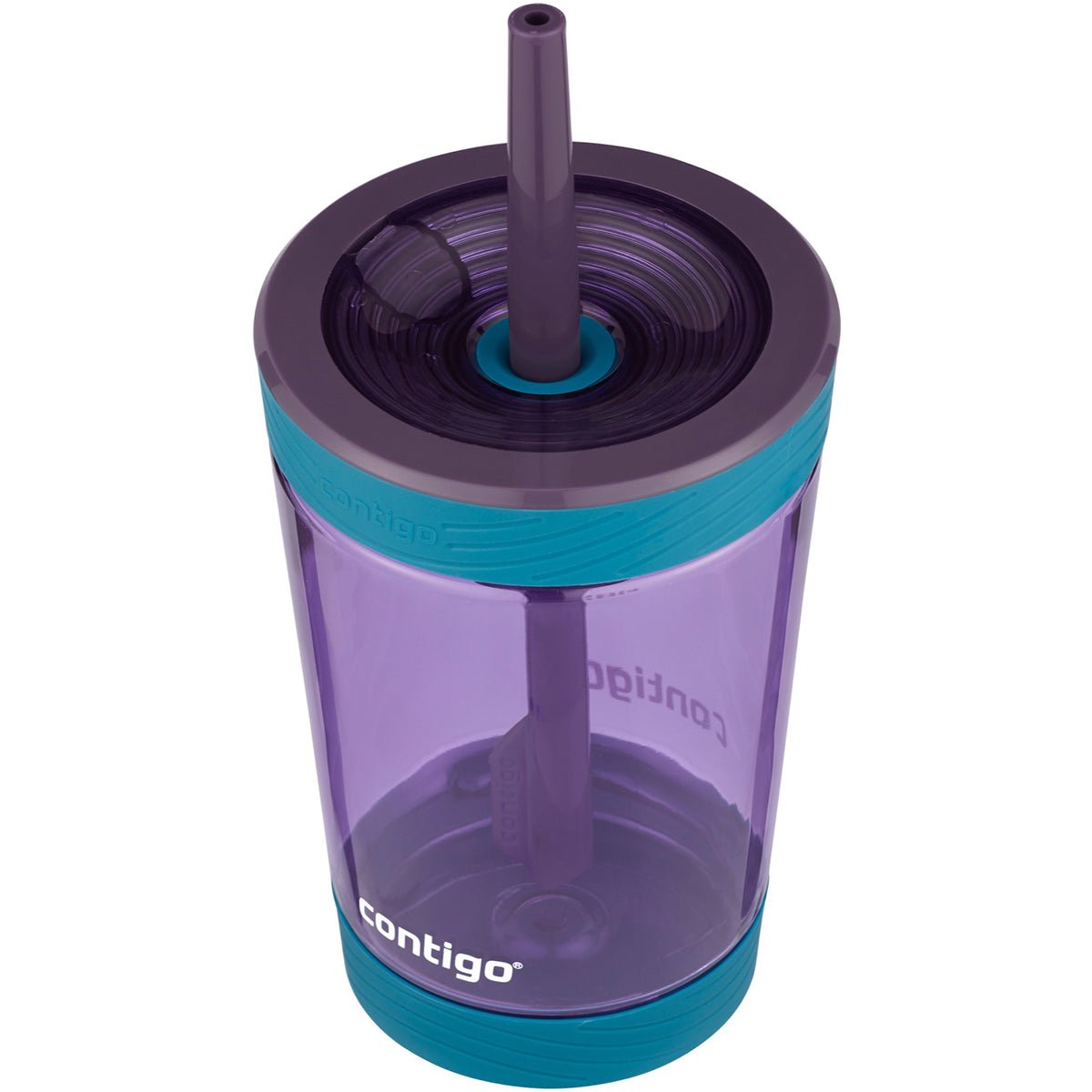 Contigo 14 oz. Kid's Spill - Proof Tritan Plastic Tumbler with Straw - Forza Sports