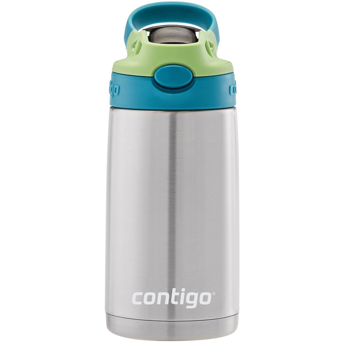 Contigo Kid's 13 oz. Insulated Stainless Steel AutoSpout Straw Water Bottle - Forza Sports
