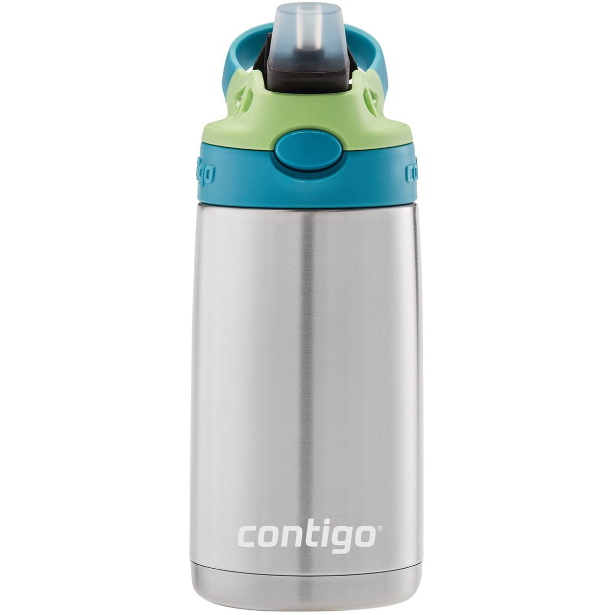 Contigo Kid's 13 oz. Insulated Stainless Steel AutoSpout Straw Water Bottle - Forza Sports