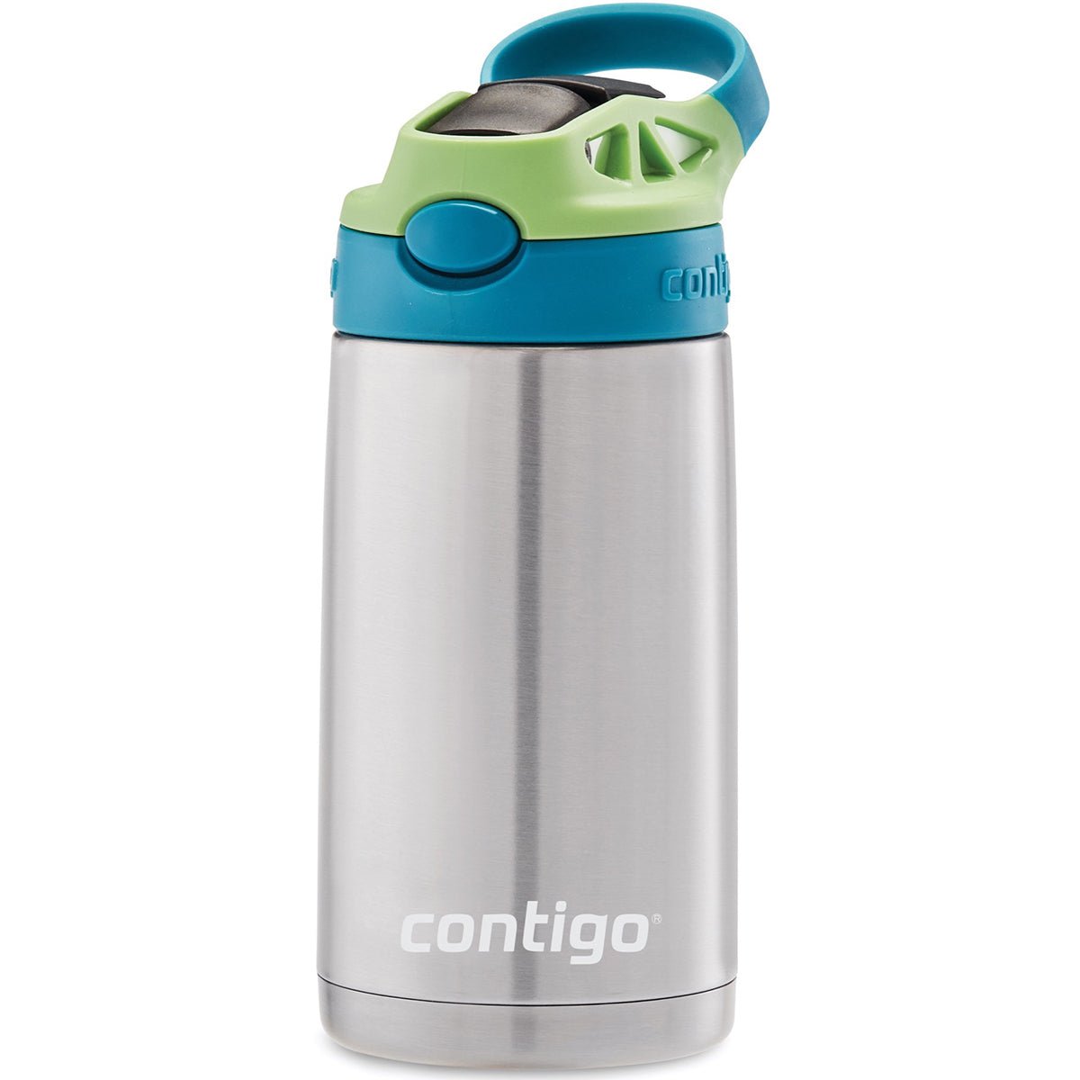 Contigo Kid's 13 oz. Insulated Stainless Steel AutoSpout Straw Water Bottle - Forza Sports